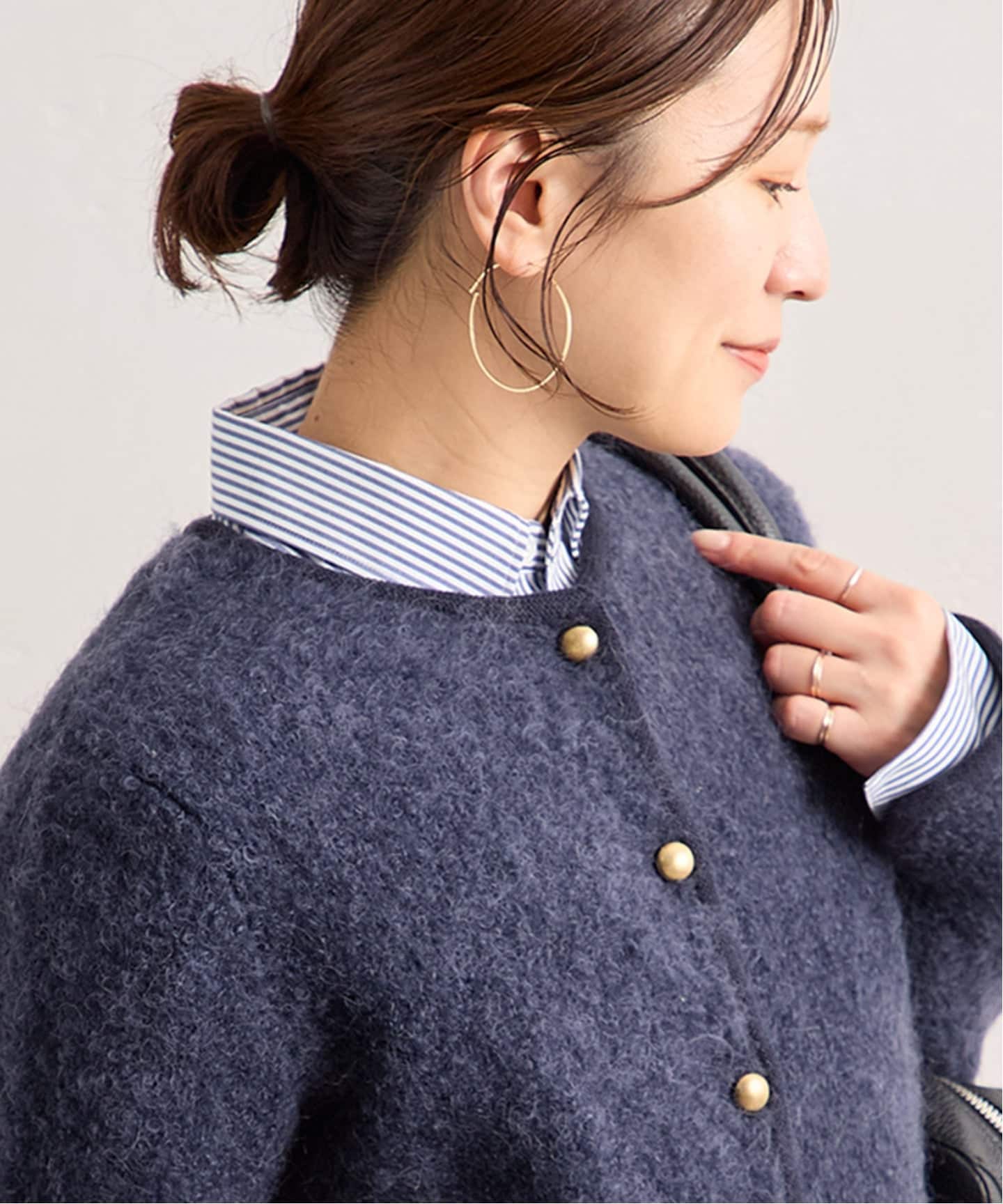 ループヤーン ニットジャケット（カーディガン）｜JOURNAL STANDARD