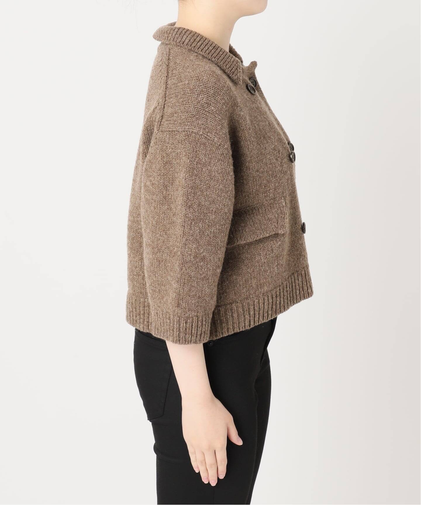 LANAMORETTA CROP ニットジャケット（カーディガン）｜JOURNAL