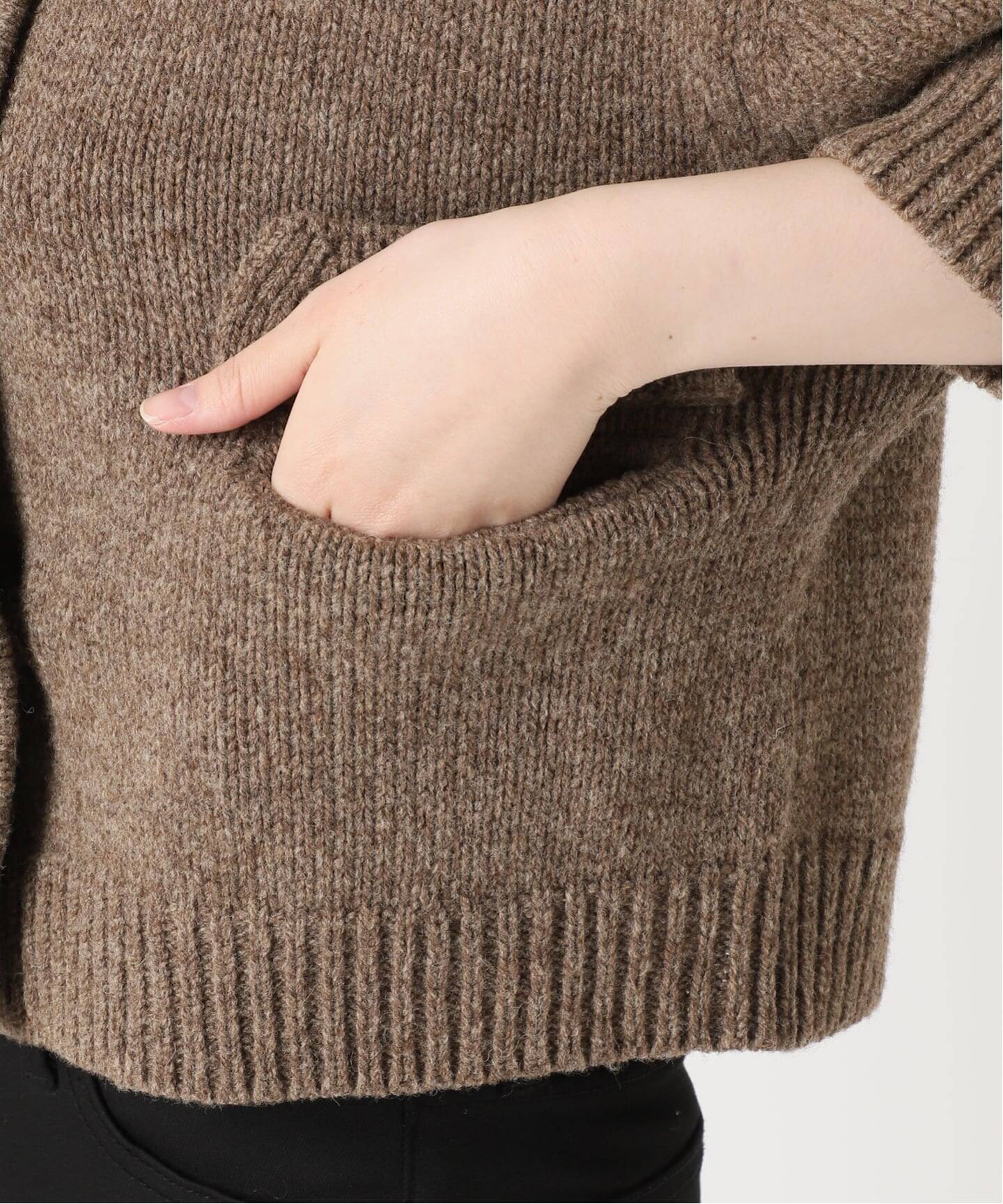 LANAMORETTA CROP ニットジャケット（カーディガン）｜JOURNAL