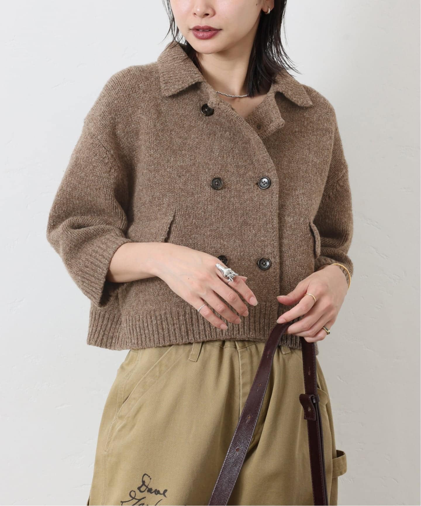 「JOURNAL STANDARD」 ニットカーディガン FREE ベージュ レディース JOURNAL STANDARD 「JOURNAL STANDARD」 ニットカーディガン