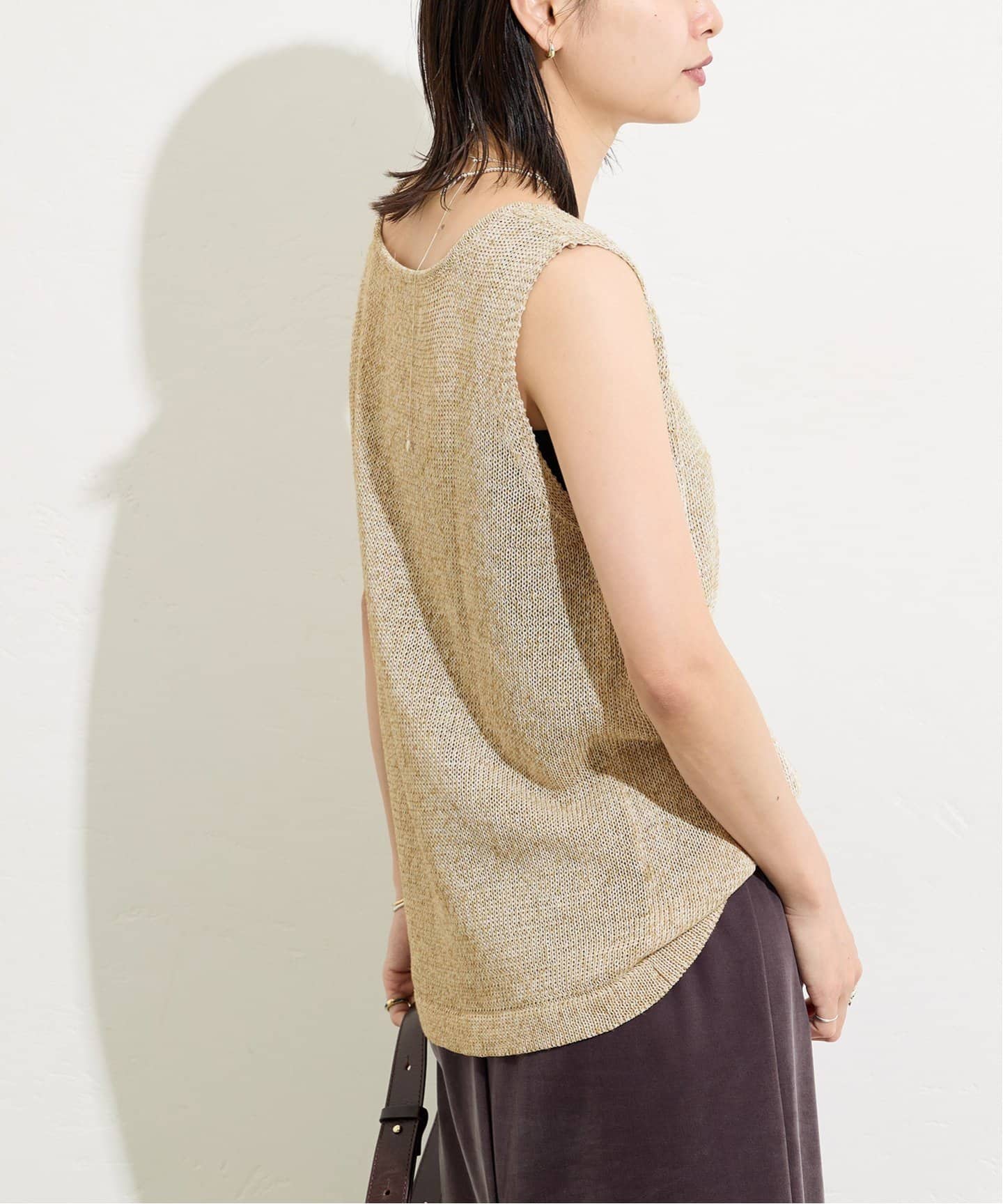 メランジスリーブレスニット（ニット／セーター）｜JOURNAL STANDARD