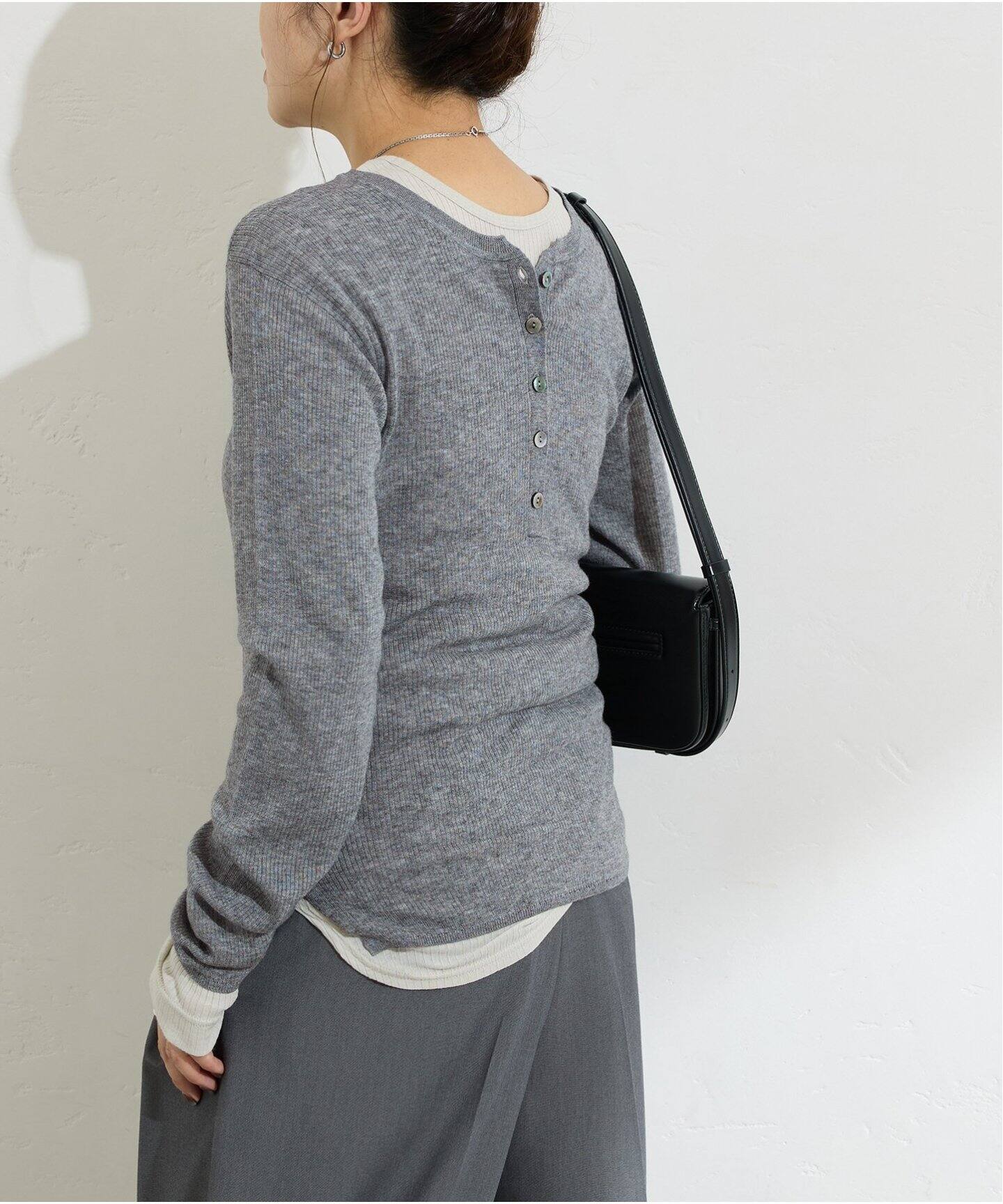 ウォッシャブル WPEヘンリープルオーバー（ニット／セーター