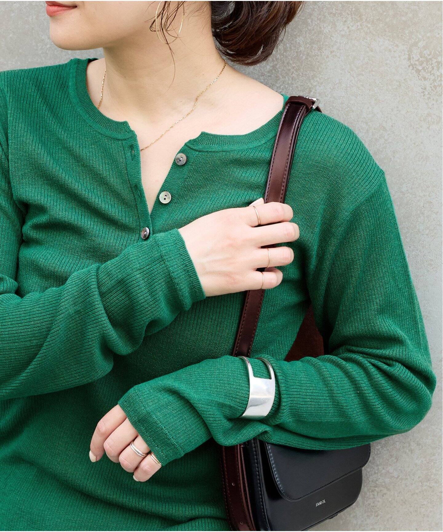 ウォッシャブル WPEヘンリープルオーバー（ニット／セーター