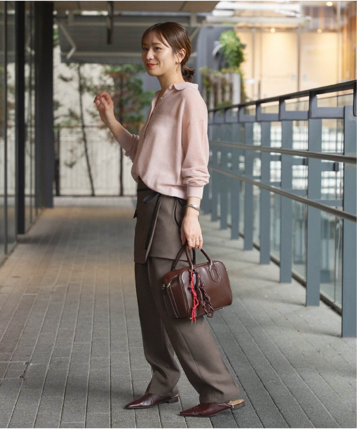 シアーアルパカMIXニットポロ シャツ（ニット／セーター）｜JOURNAL