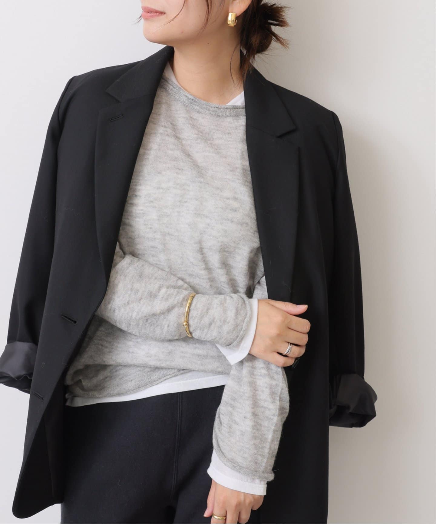 JOURNAL STANDARD - ジャーナルスタンダード . アルパカ 混 オーバーサイズ プルオーバー ニット journal standard L'essage（ジャーナルスタンダードレサージュ