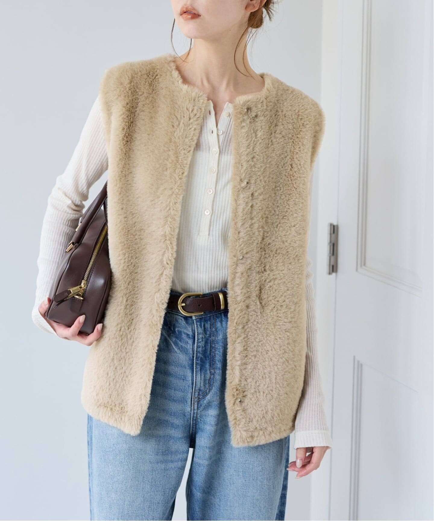 期間限定30%オフ中　Tenderloin ベスト ベージュ 期間限定30%オフ中 Tenderloin ベスト ベージュ