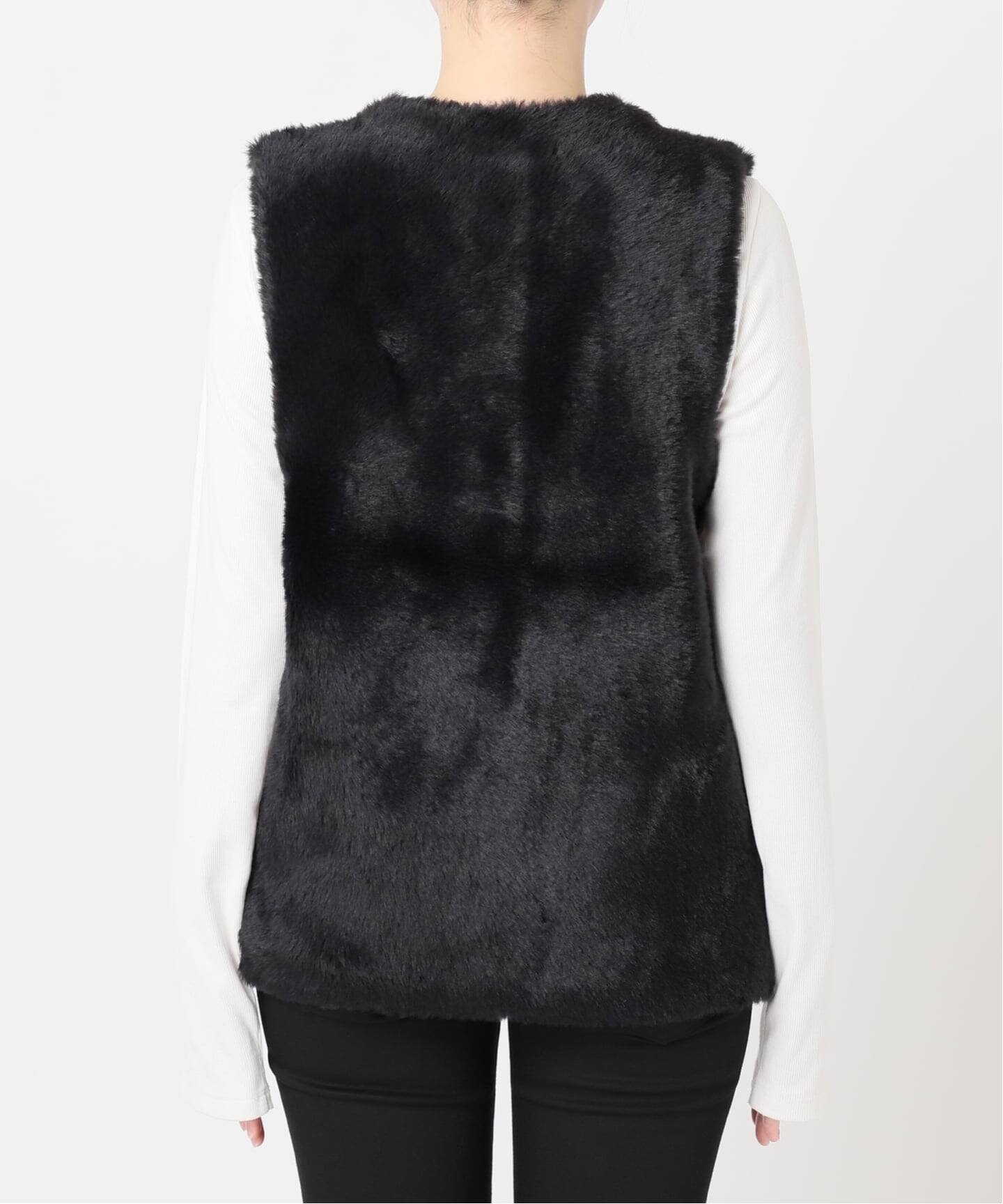 【最終価格】★ジャーナルスタンダード　ダブルフェイスフェザークルーネックベスト 追加》ダブルフェイスフェザークルーネックベスト（ベスト）｜JOURNAL