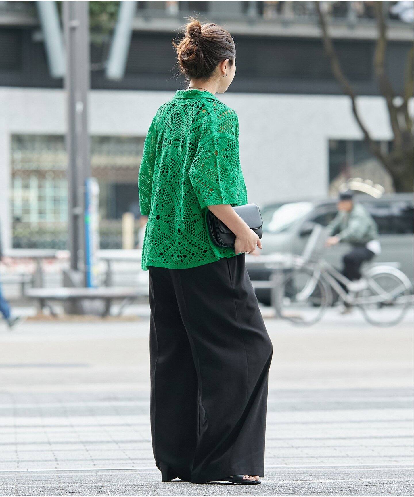 エンブロイダリークロシェシャツ（カーディガン）｜JOURNAL