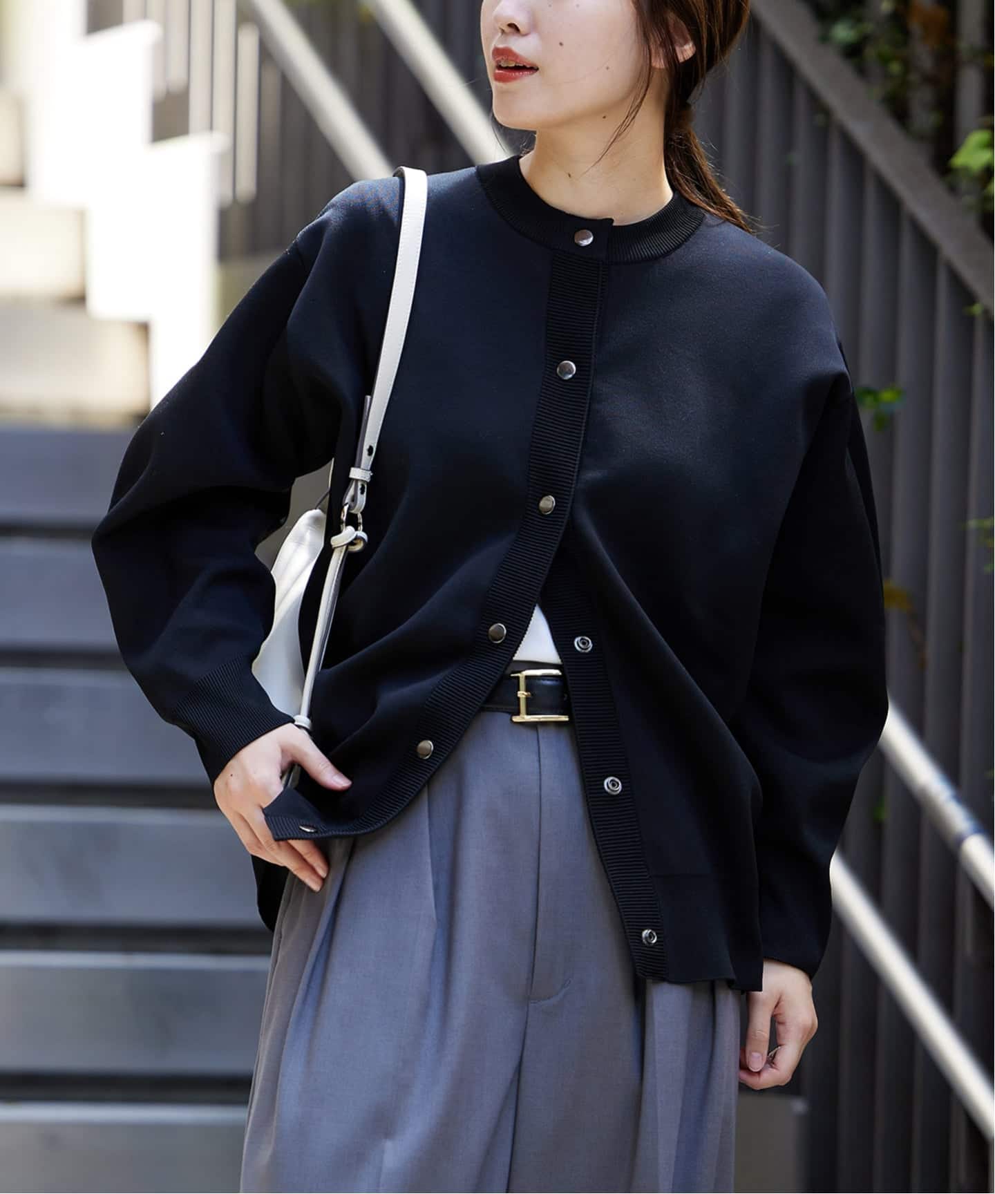 WEB限定追加》ウォッシャブルバナナスリーブカーディガン WEB限定追加》ウォッシャブルバナナスリーブカーディガン