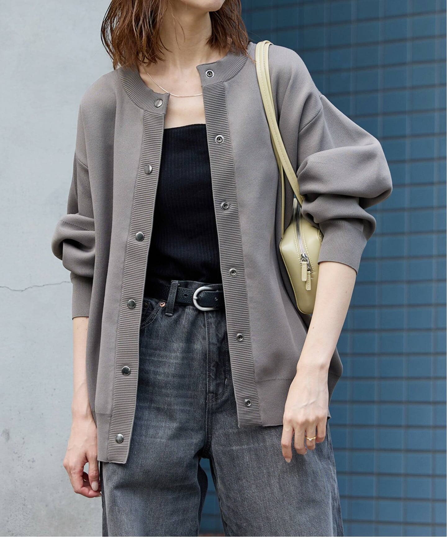 JOURNAL STANDARDウォッシャブルバナナスリーブカーディガン 追加》ウォッシャブルバナナスリーブカーディガン（カーディガン