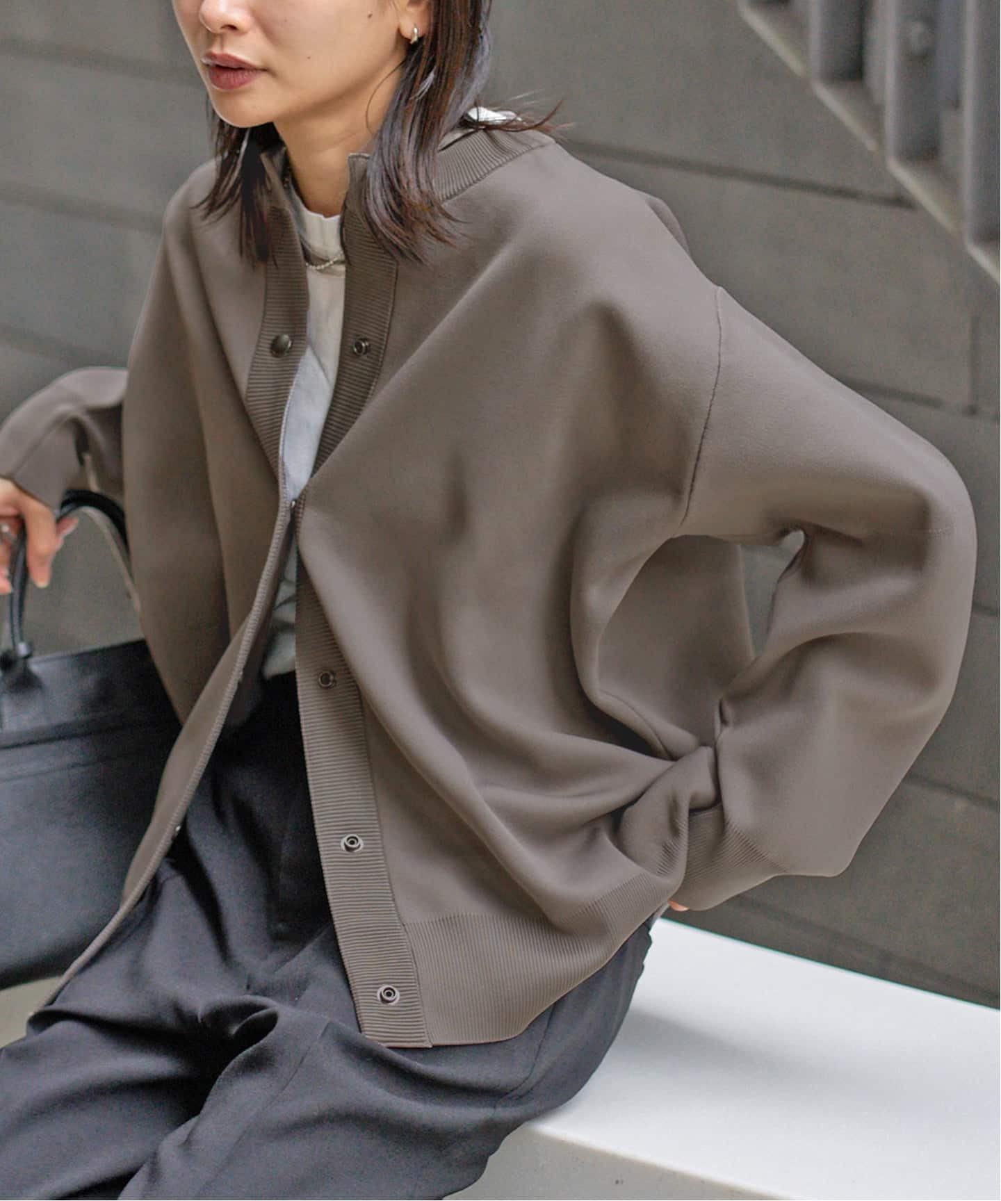 WEB限定追加》ウォッシャブルバナナスリーブカーディガン WEB限定追加》ウォッシャブルバナナスリーブカーディガン