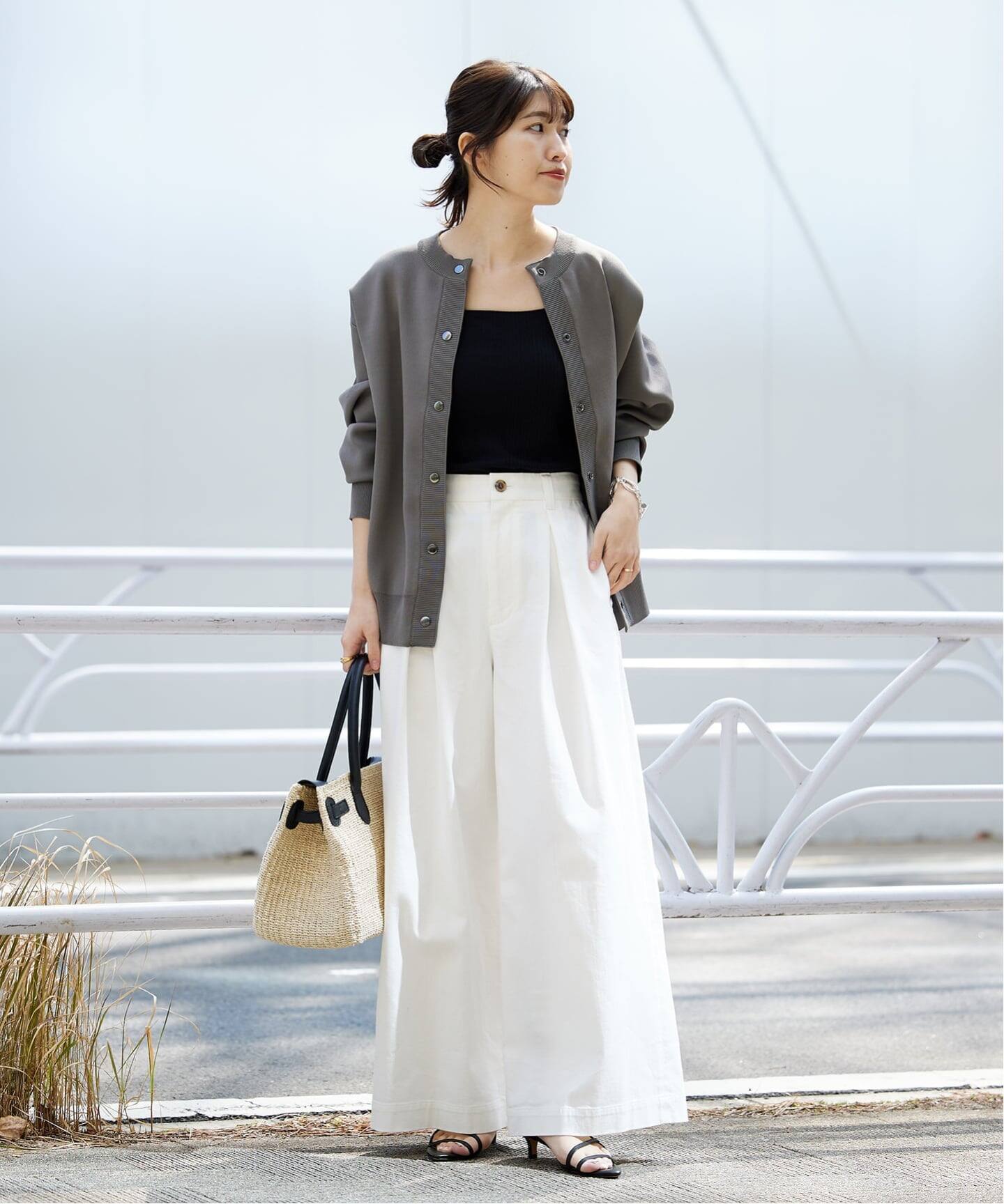 JOURNAL STANDARDウォッシャブルバナナスリーブカーディガン WEB限定追加4》ウォッシャブルバナナスリーブカーディガン