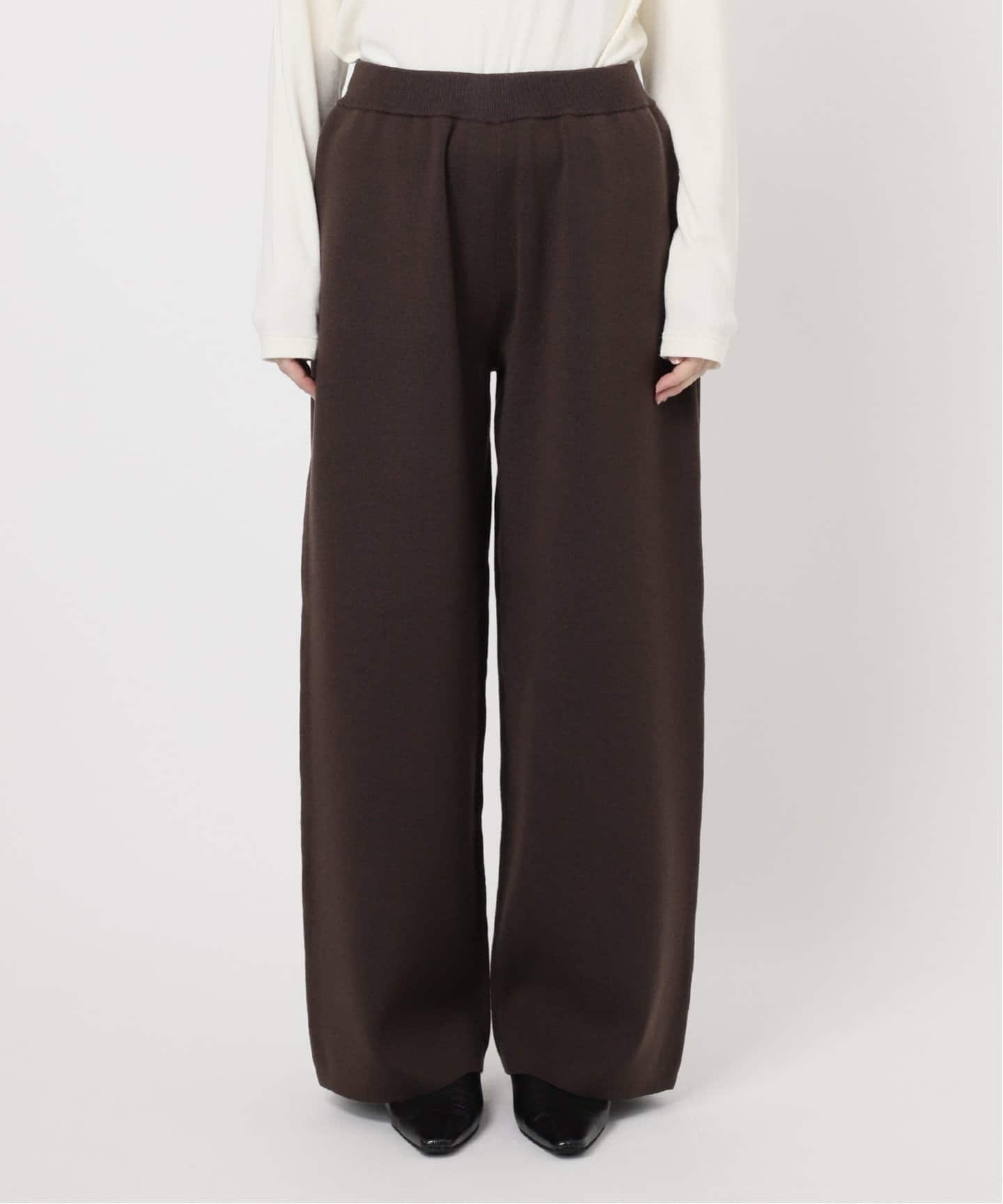 Journal Standard Homestead ブラウンワイドパンツ JOURNAL STANDARD｜ジャーナルスタンダードのパンツ（ブラウン
