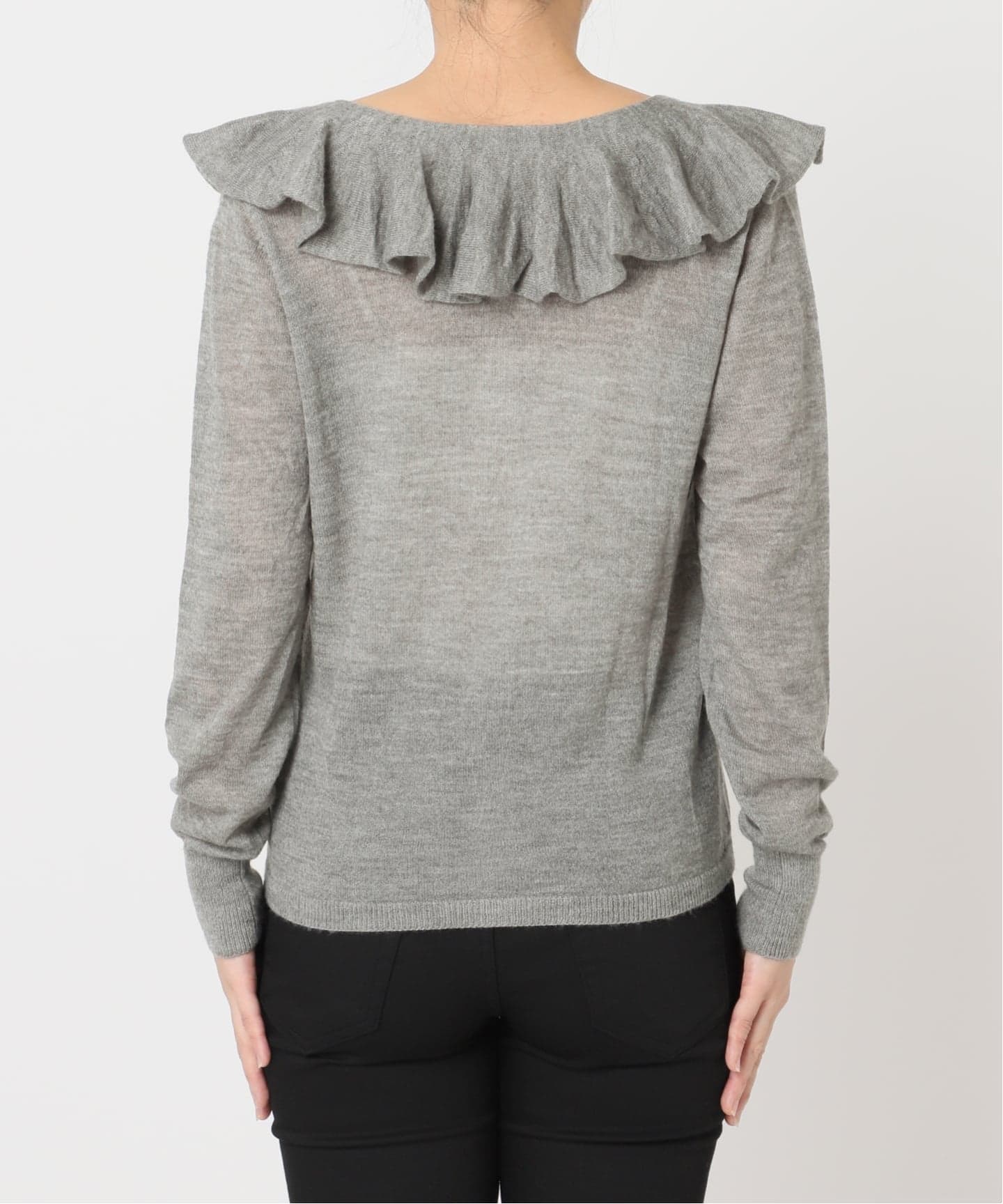 シアーアルパカMIXフリルカーディガン（カーディガン）｜JOURNAL