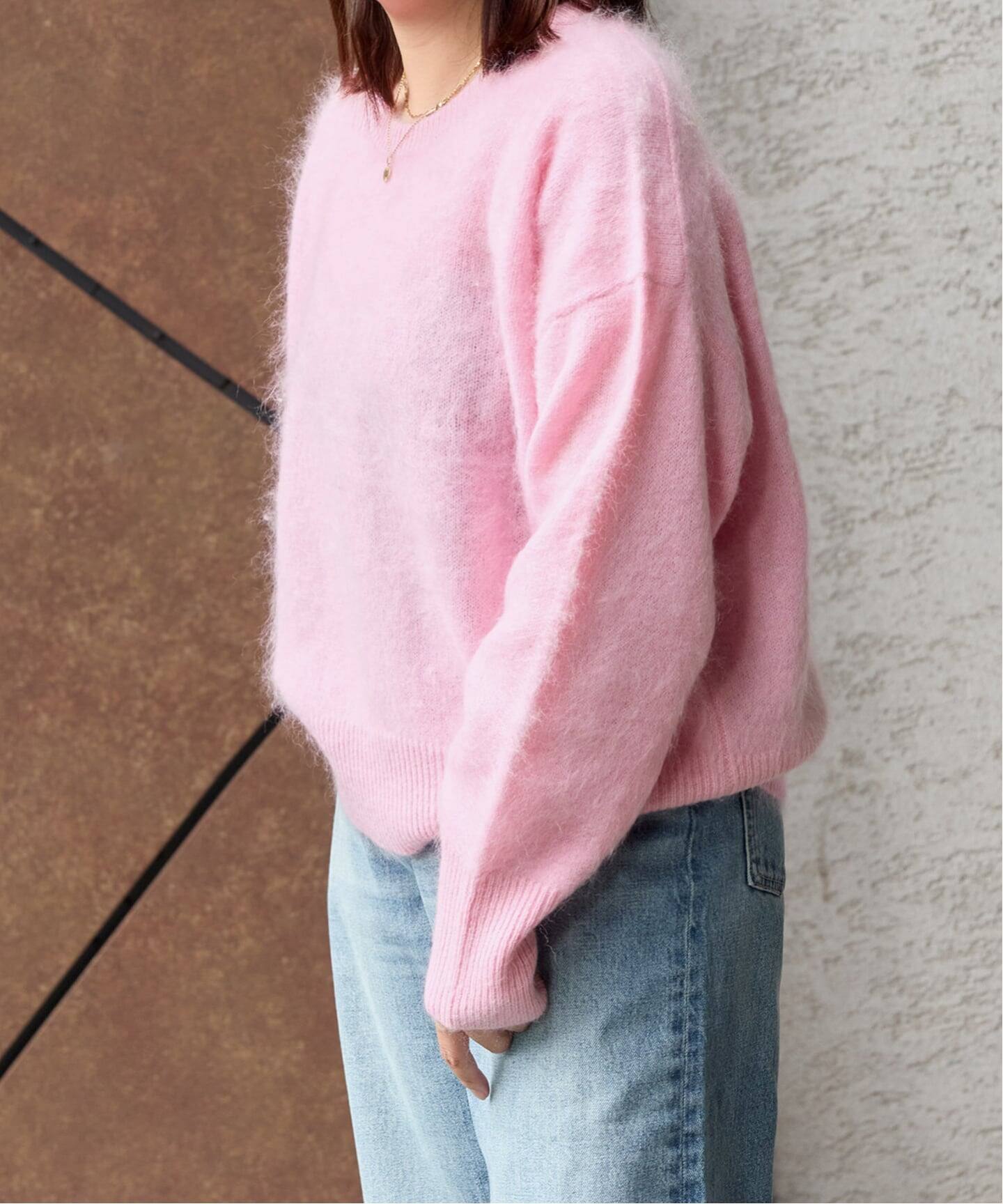 FLUFFYクループルオーバー（ニット／セーター）｜JOURNAL STANDARD