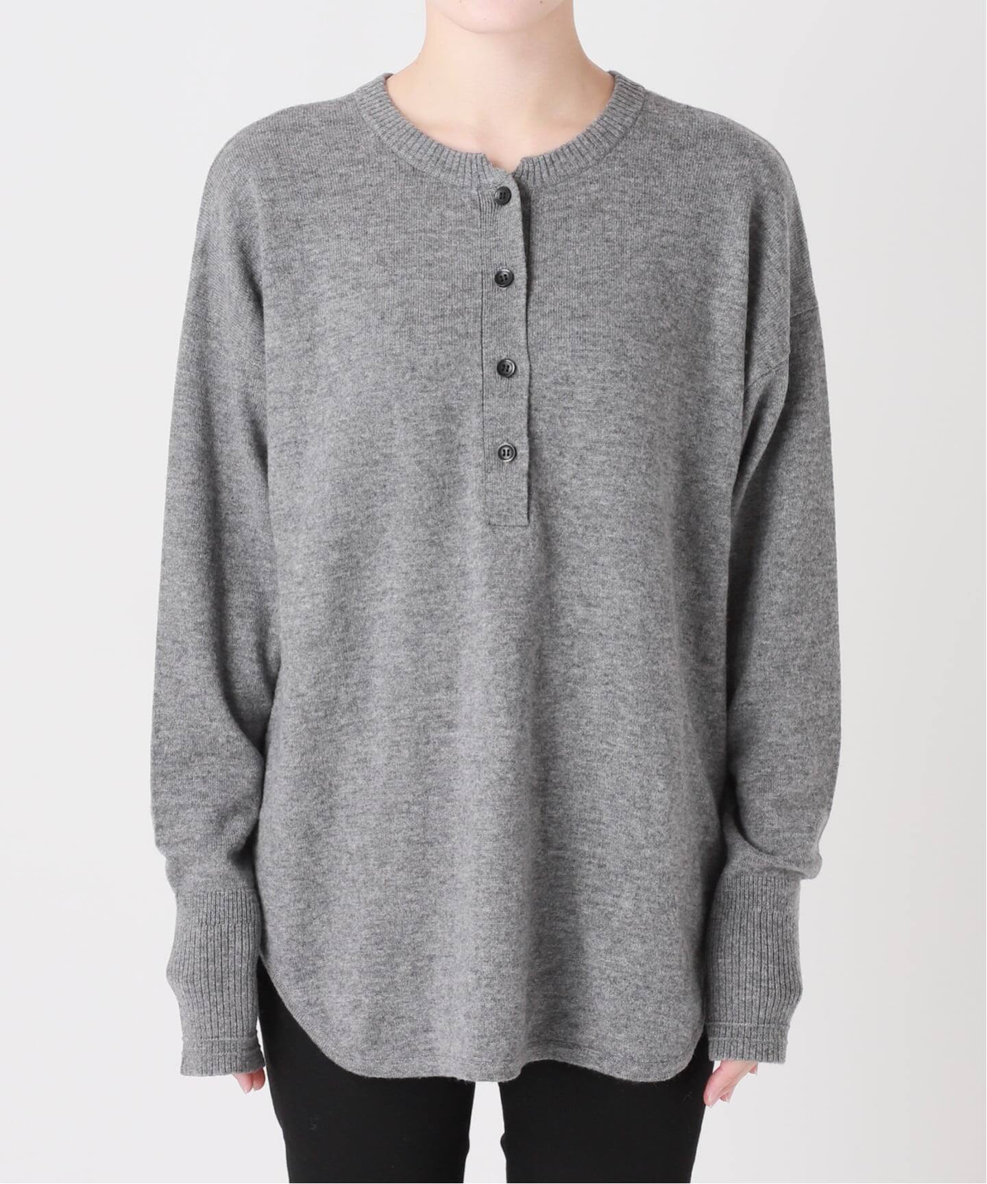 ウールカシミヤMIX 2WAYヘンリー（ニット／セーター）｜JOURNAL