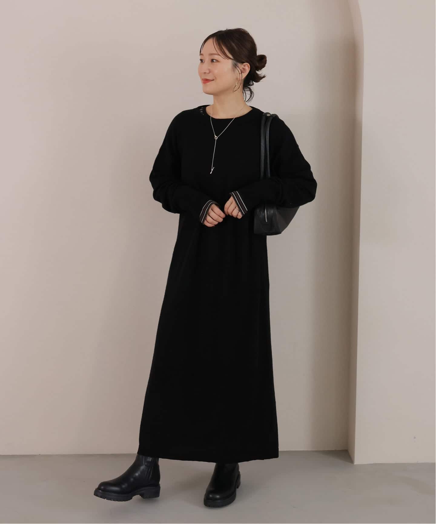 ウールカシミヤMIX マキシワンピース（ワンピース）｜JOURNAL STANDARD