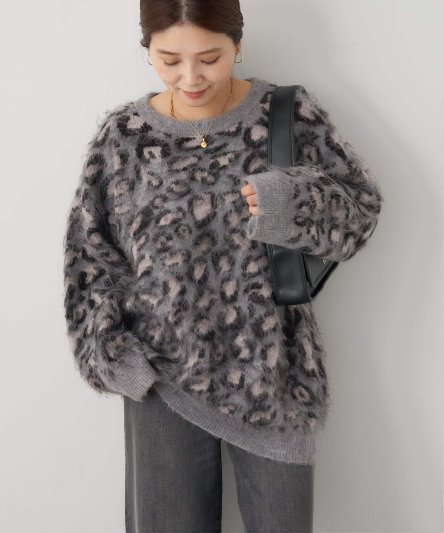 レオパードシャギーニット（ニット／セーター）｜JOURNAL STANDARD