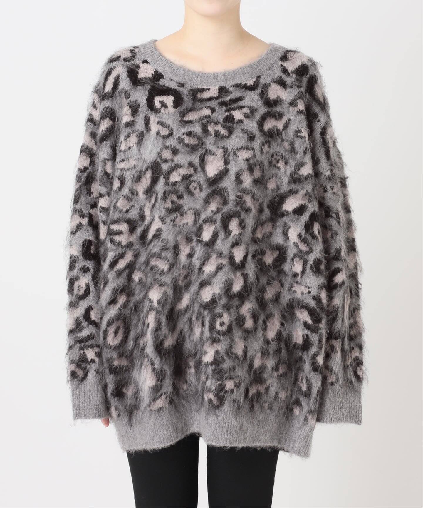 【NEW】ジャーナルスタンダード（JOURNAL STANDARD）/レオパードシャギーニット レオパードシャギーニット（ニット／セーター）｜JOURNAL STANDARD