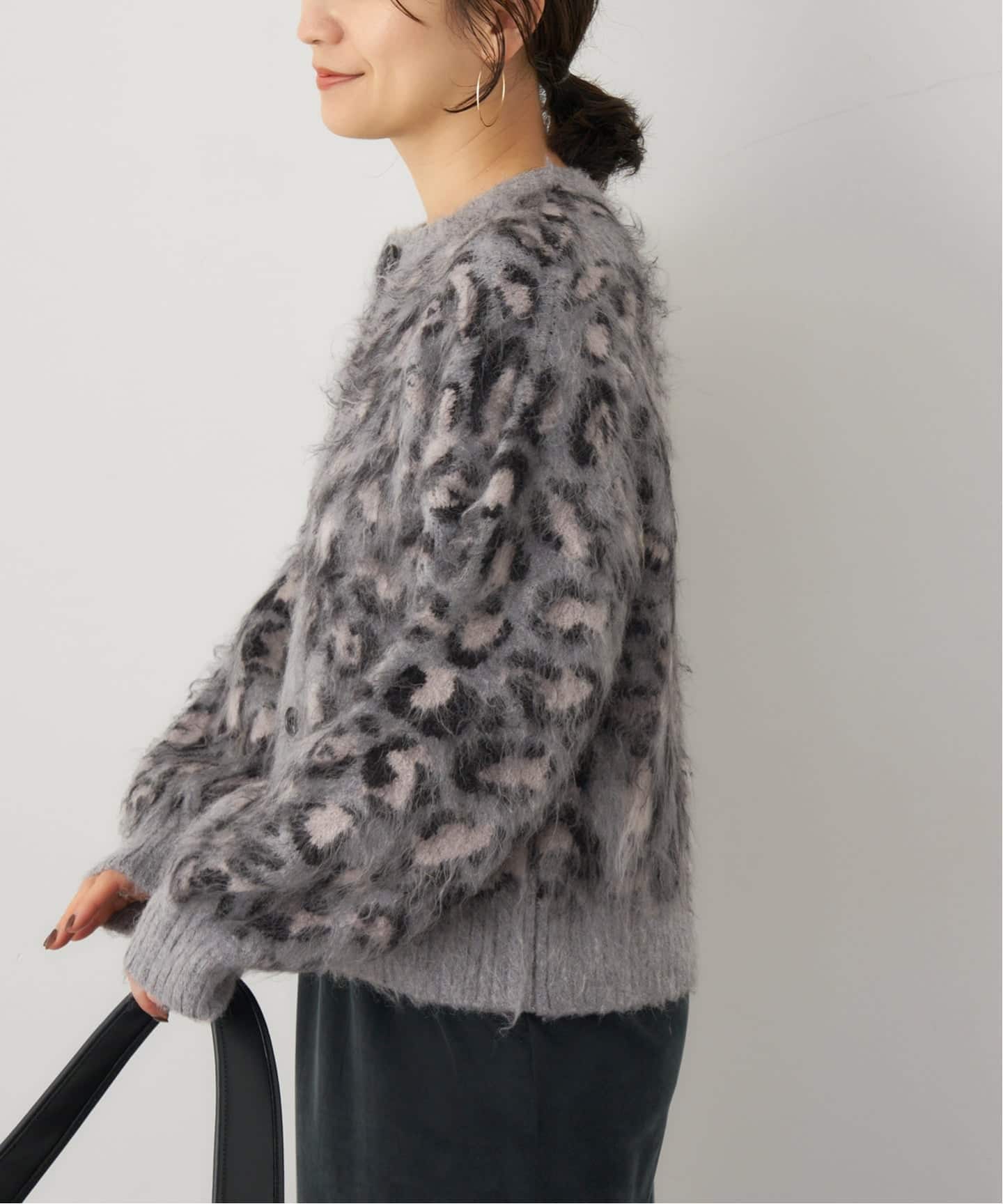 ⭐︎JOURNAL STANDARD シャギーニットカーディガン レオパードシャギーニットカーディガン（ニット／セーター）｜JOURNAL