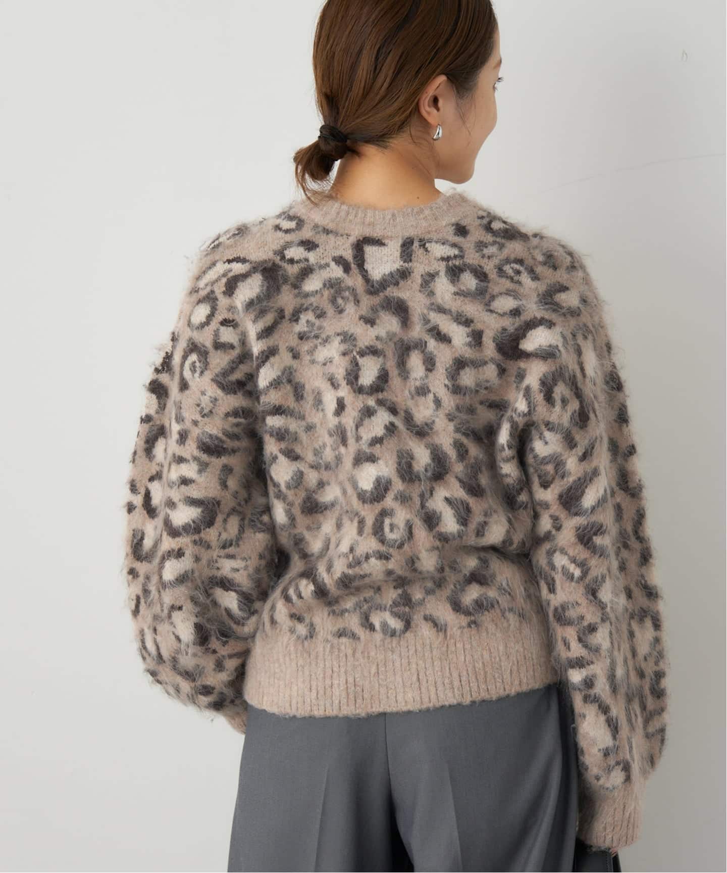 レオパードシャギーニットカーディガン（ニット／セーター）｜JOURNAL