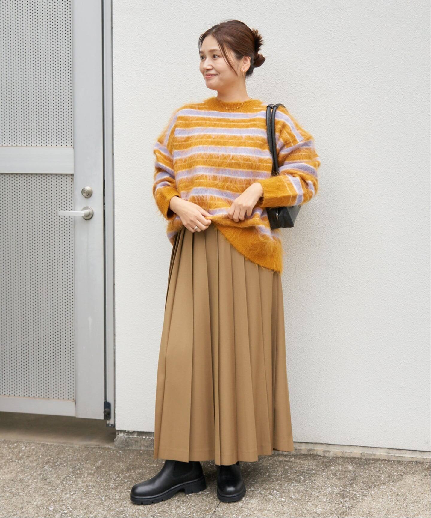 ジャーナルスタンダード 25AW マルチボーダーシャギーニット セーター 長袖 マルチボーダーシャギーニット（ニット／セーター）｜JOURNAL STANDARD