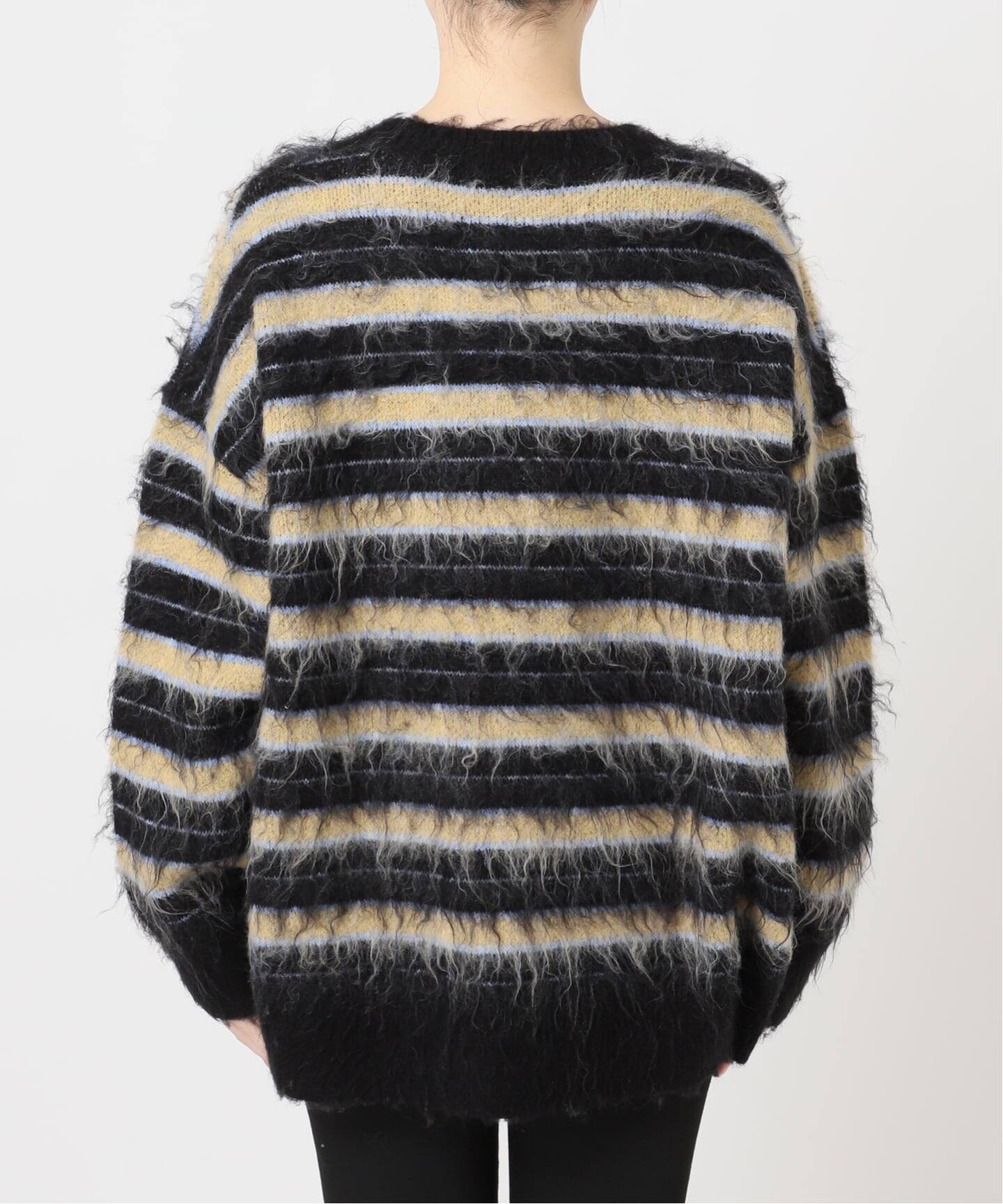 マルチボーダーシャギーニット（ニット／セーター）｜JOURNAL STANDARD