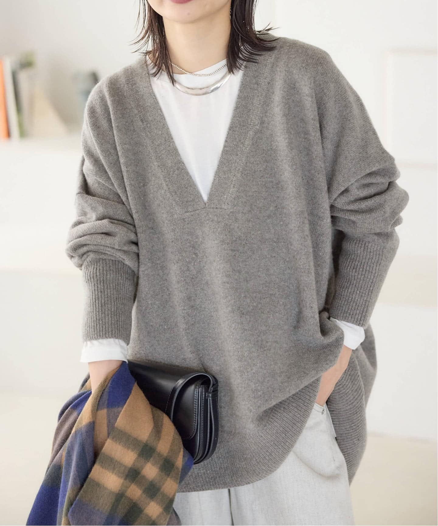 MUSIC DEEP V ルーズプルオーバー（ニット／セーター）｜JOURNAL