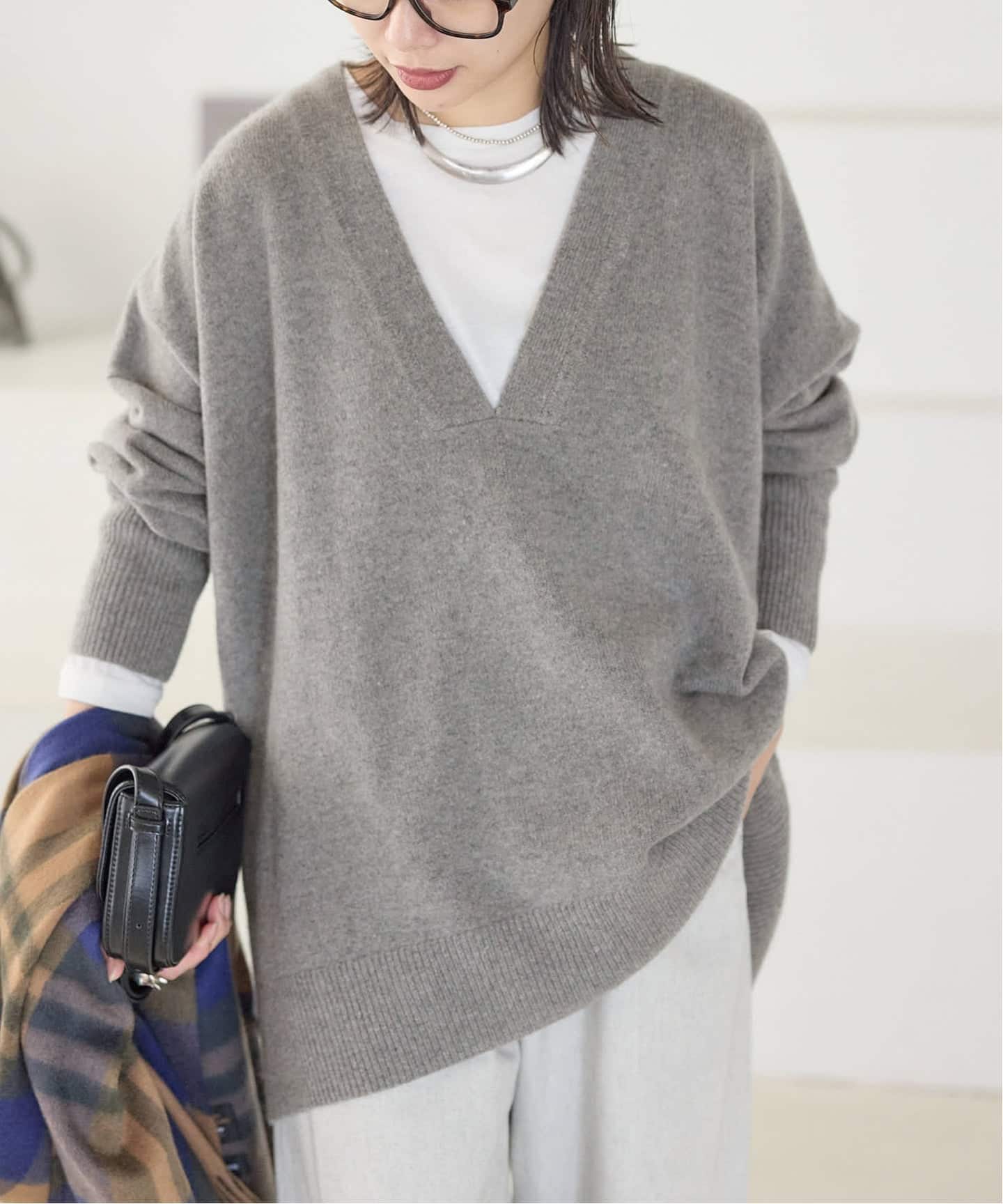 MUSIC DEEP V ルーズプルオーバー（ニット／セーター）｜JOURNAL