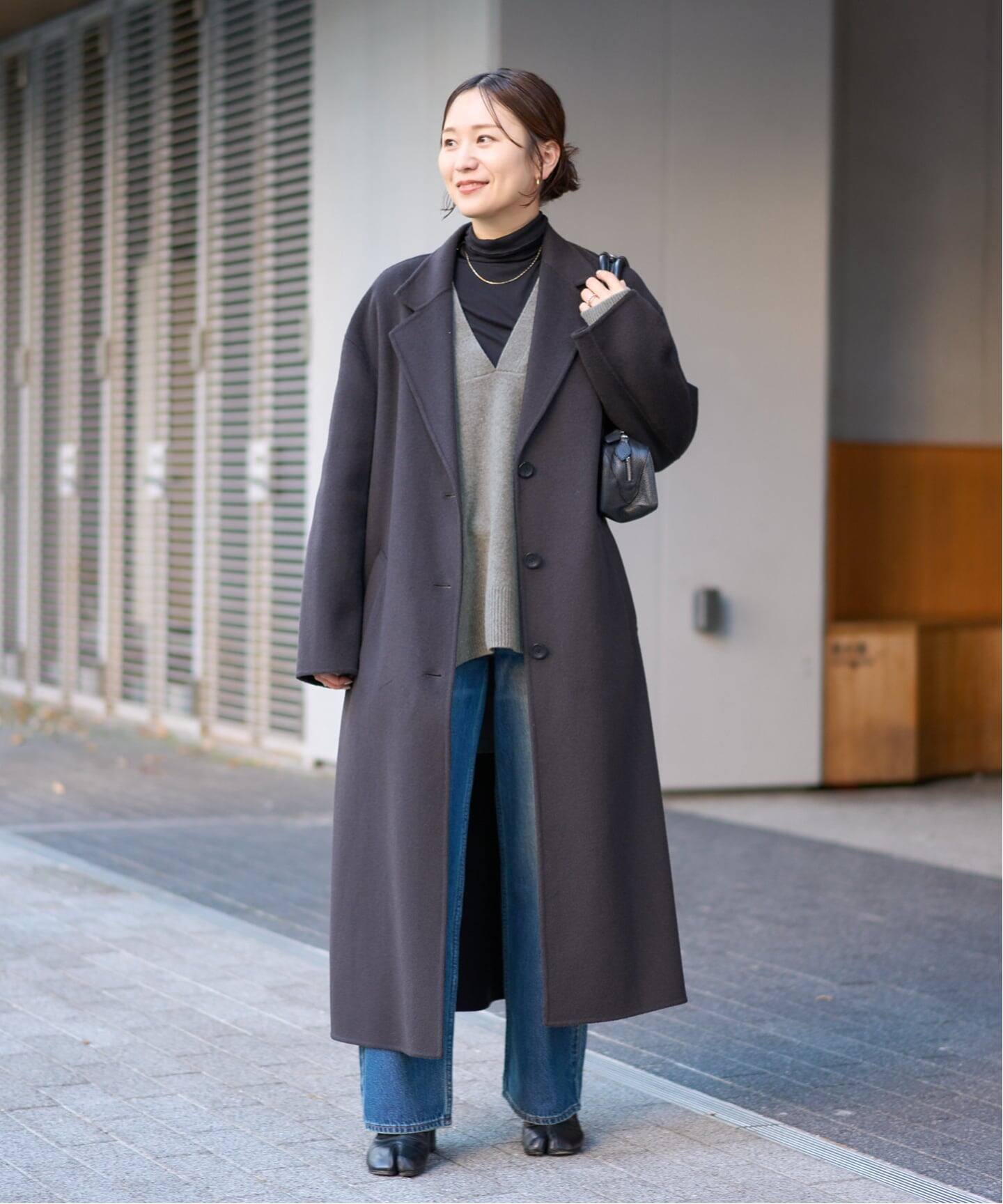 追加2》MUSIC DEEP V ルーズプルオーバー（ニット／セーター