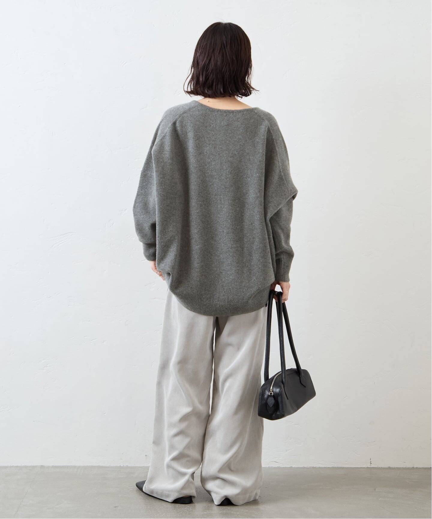 WEB限定追加》MUSIC カフタンプルオーバー（ニット／セーター