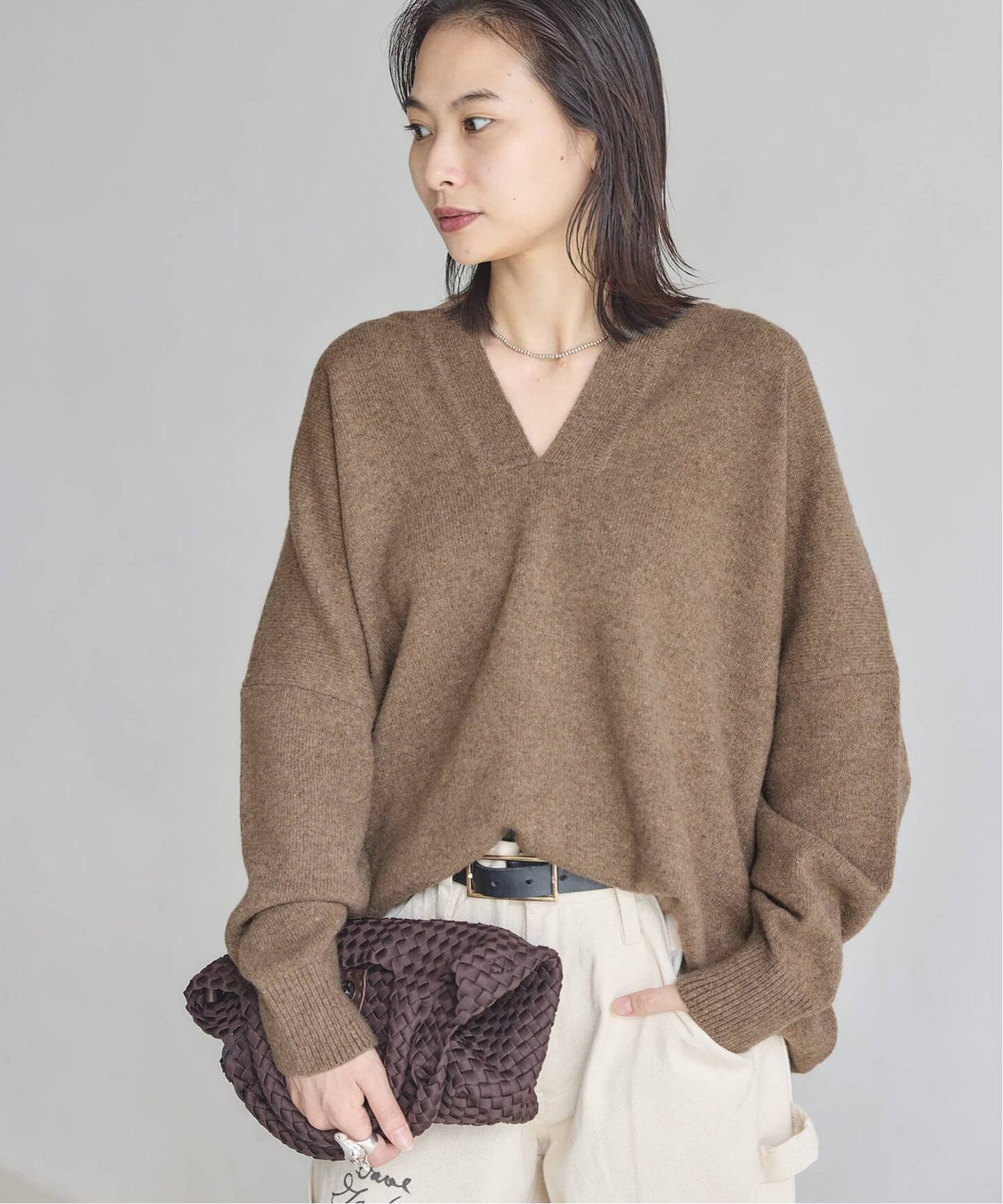 WEB限定追加》MUSIC カフタンプルオーバー（ニット／セーター