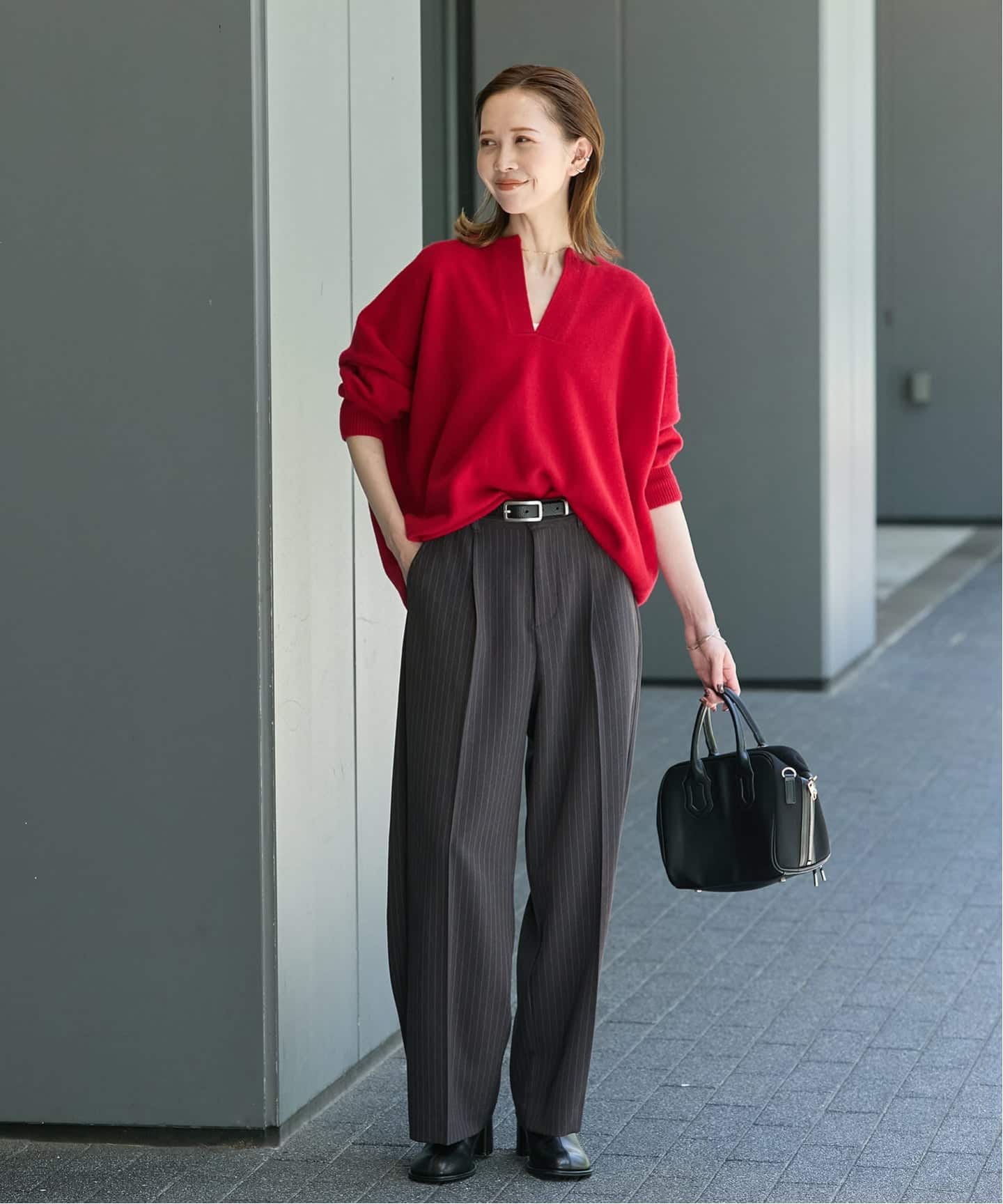 WEB限定追加3》MUSIC カフタンプルオーバー（ニット／セーター