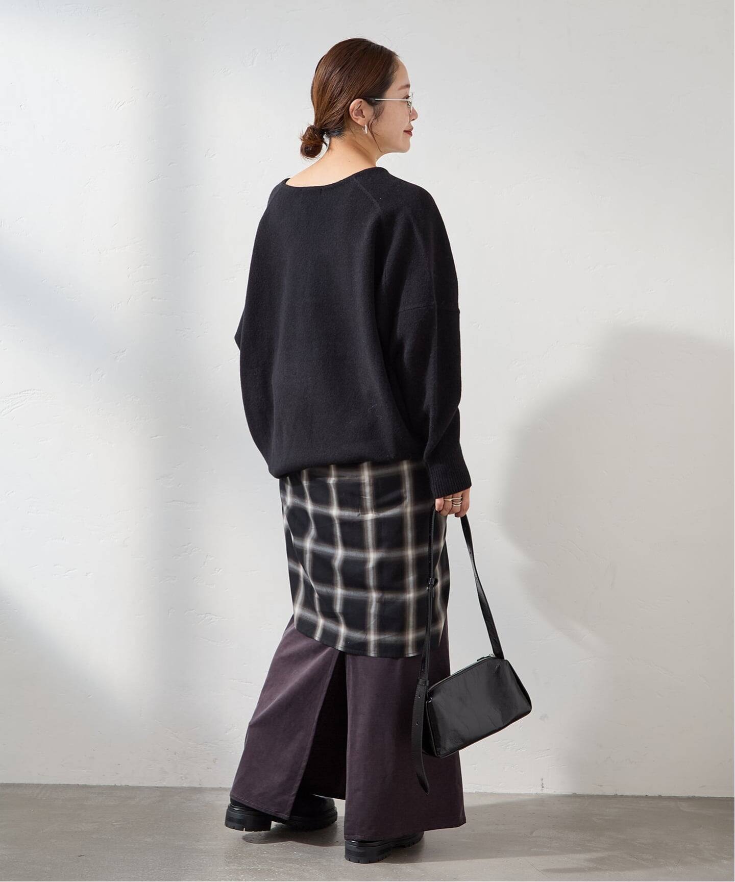 WEB限定追加3》MUSIC カフタンプルオーバー（ニット／セーター