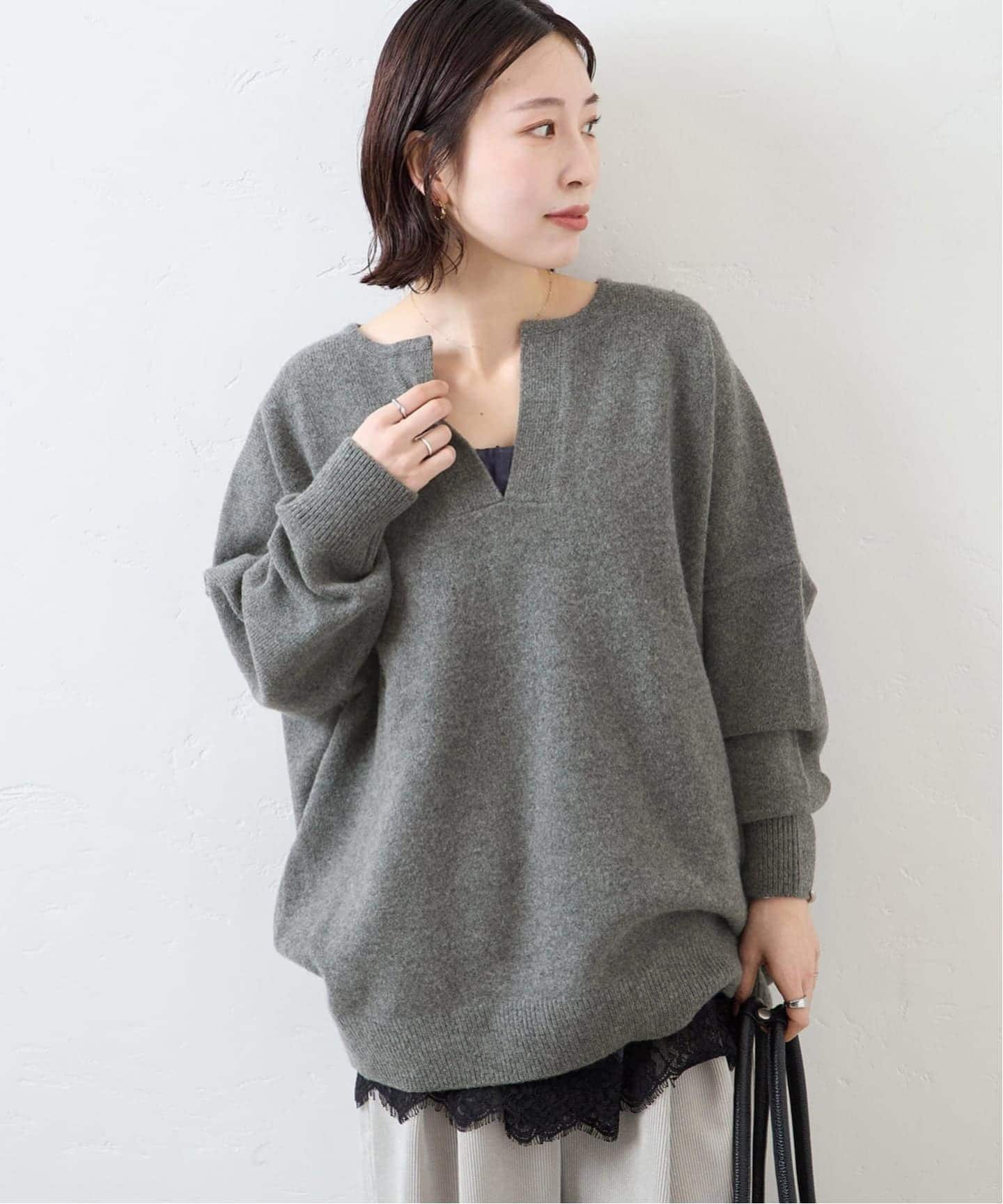 MUSIC カフタンプルオーバー WEB限定追加3》MUSIC カフタンプルオーバー（ニット／セーター