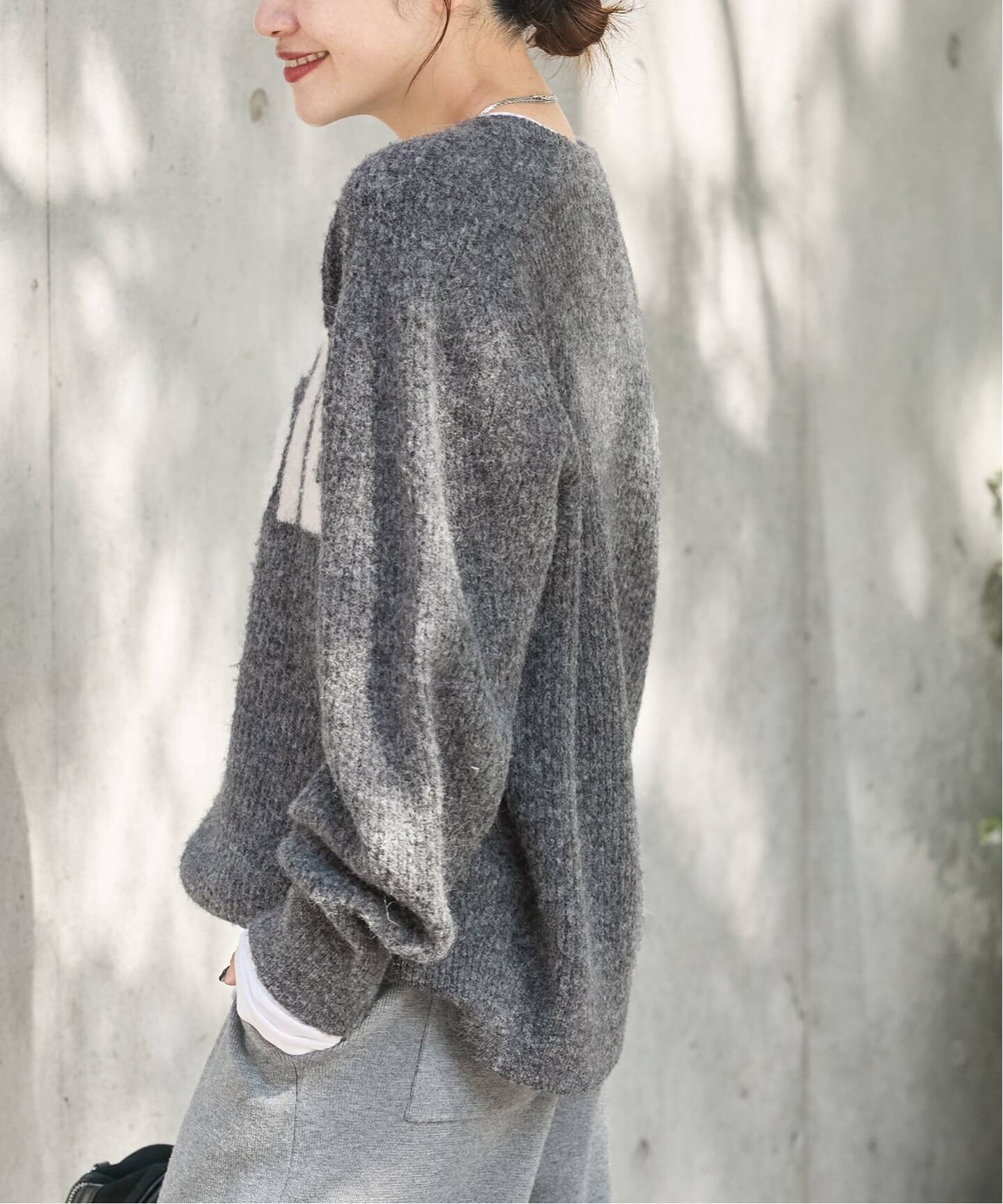 アルパカMIX ロゴプルオーバー（ニット／セーター）｜JOURNAL STANDARD