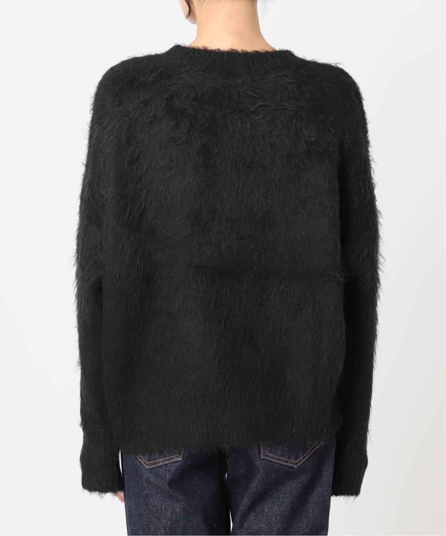 WEB限定追加》シャギークルーネックプルオーバー（ニット／セーター