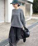 《WEB限定追加予約》シャギークルーネックプルオーバー