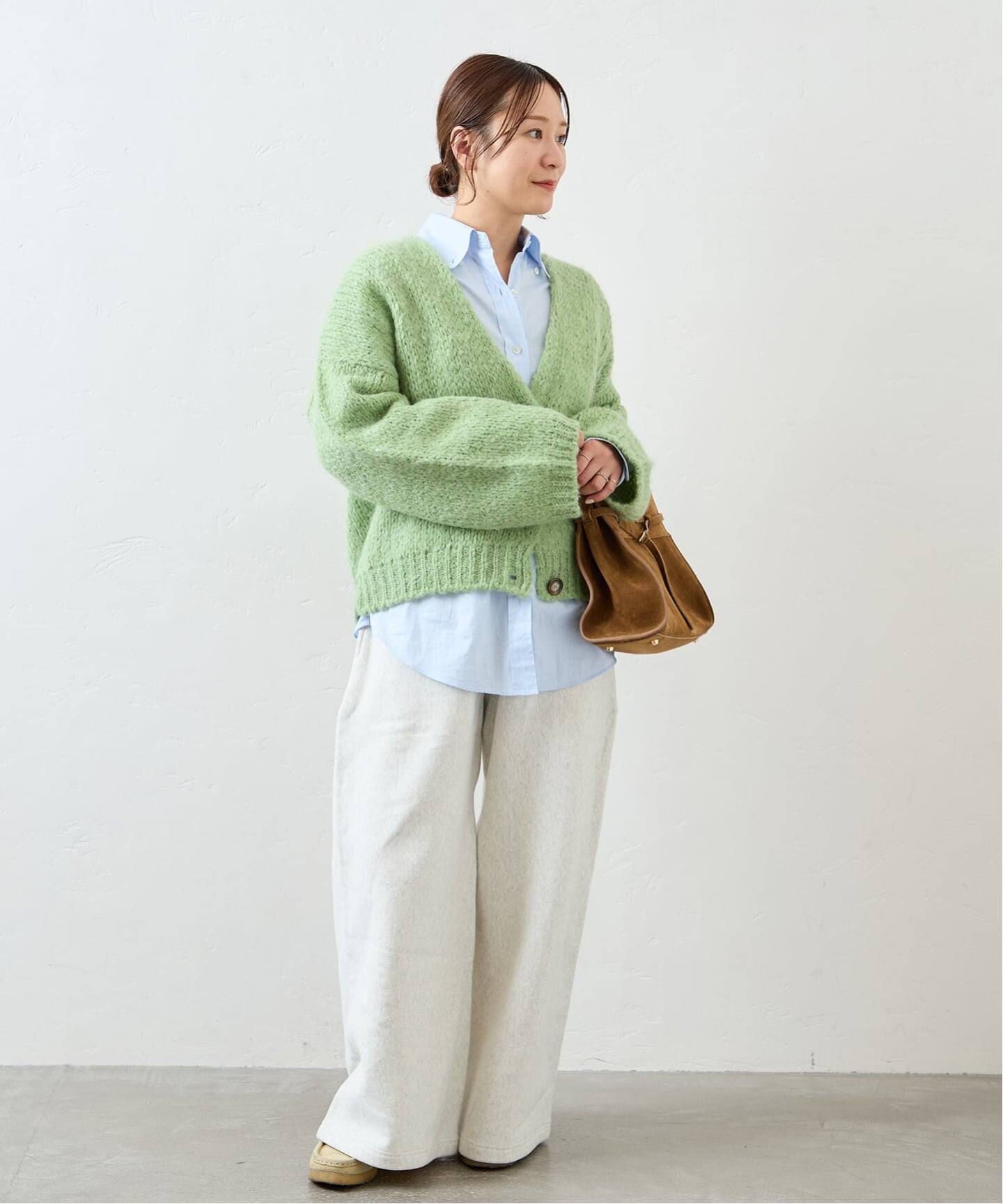 TRICOTS JEANMARC/JOURNAL STAND　ニットカーディガン TRICOTS JEAN MARC/トリコットジーンマルク】ボタンツキカーデ