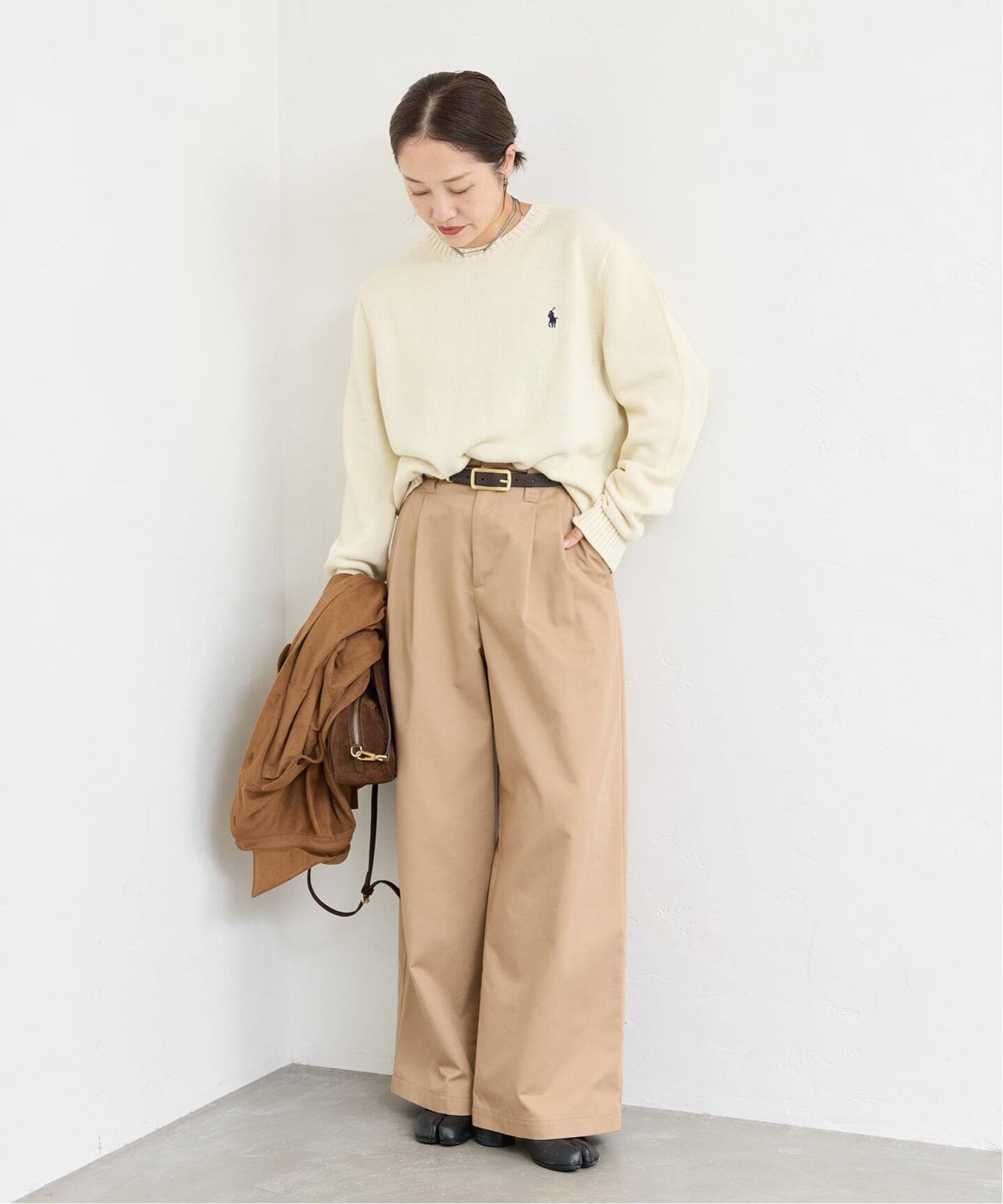 美品 ポロラルフローレン ジャーナルスタンダード別注 コットンクルーネックニット POLO RALPH LAUREN/ポロ ラルフ ローレン】COTTON KNIT PO（ニット