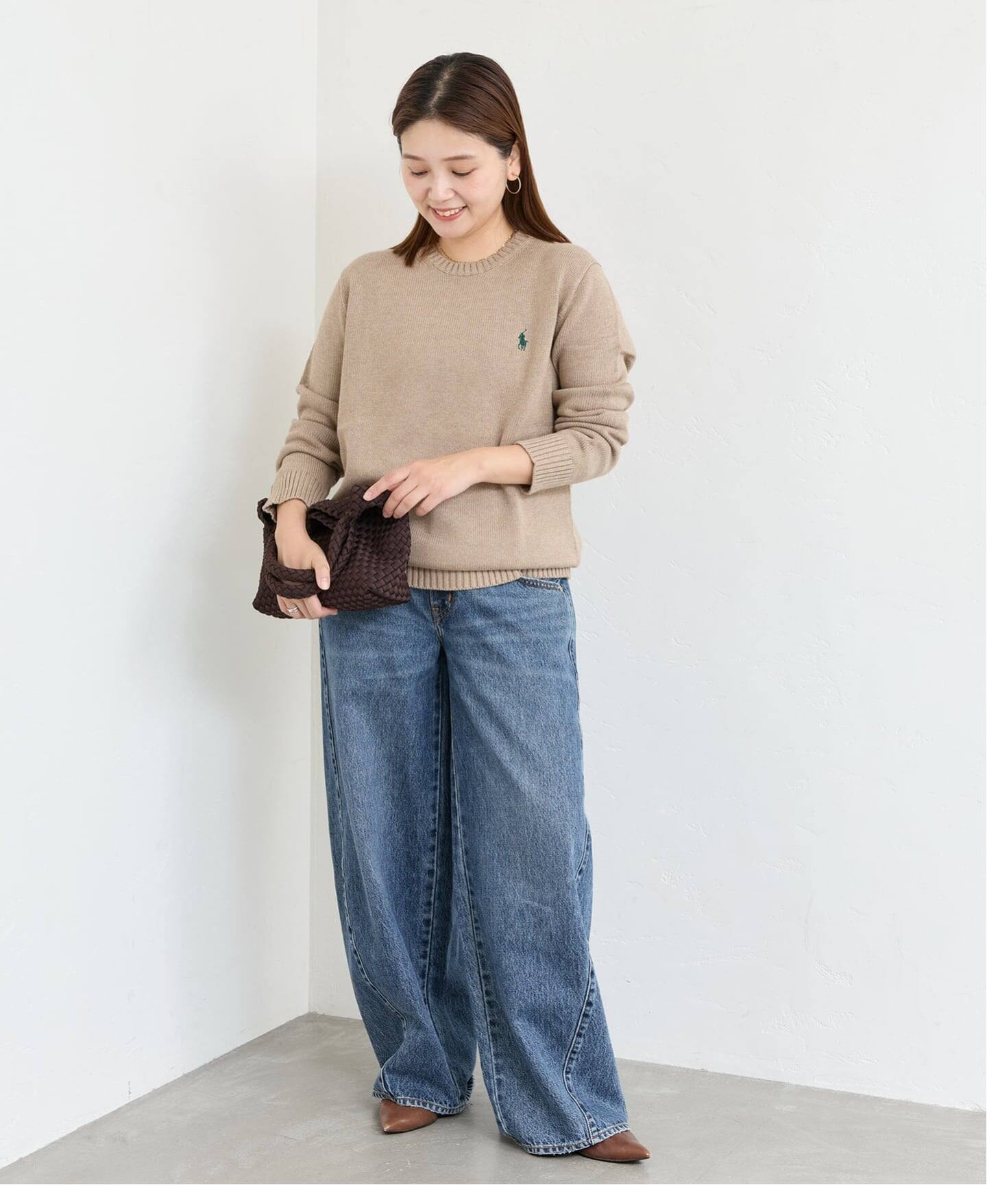 POLO RALPH LAUREN/ポロ ラルフ ローレン】COTTON KNIT PO（ニット