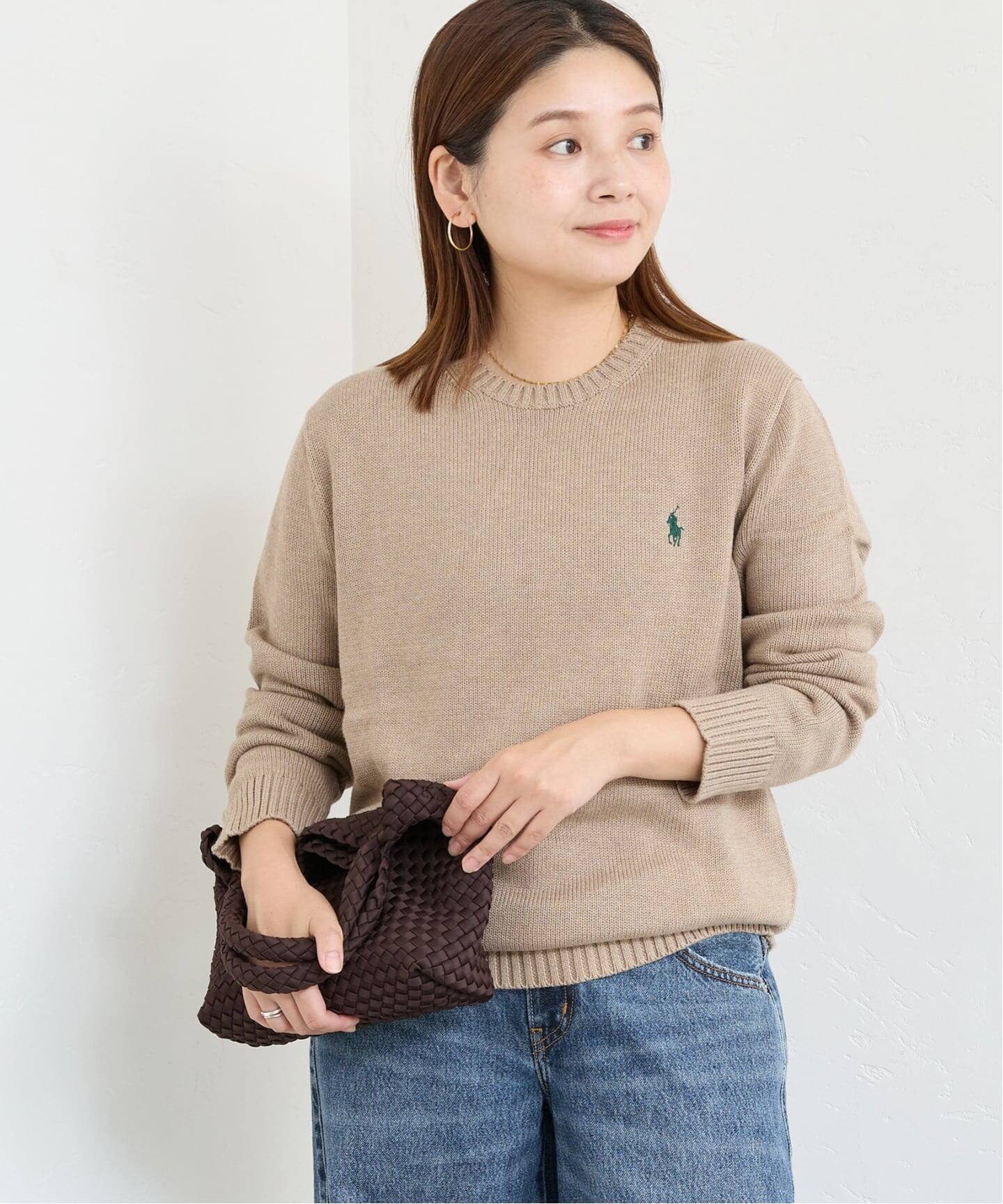 POLO RALPH LAUREN/ポロ ラルフ ローレン】COTTON KNIT PO（ニット