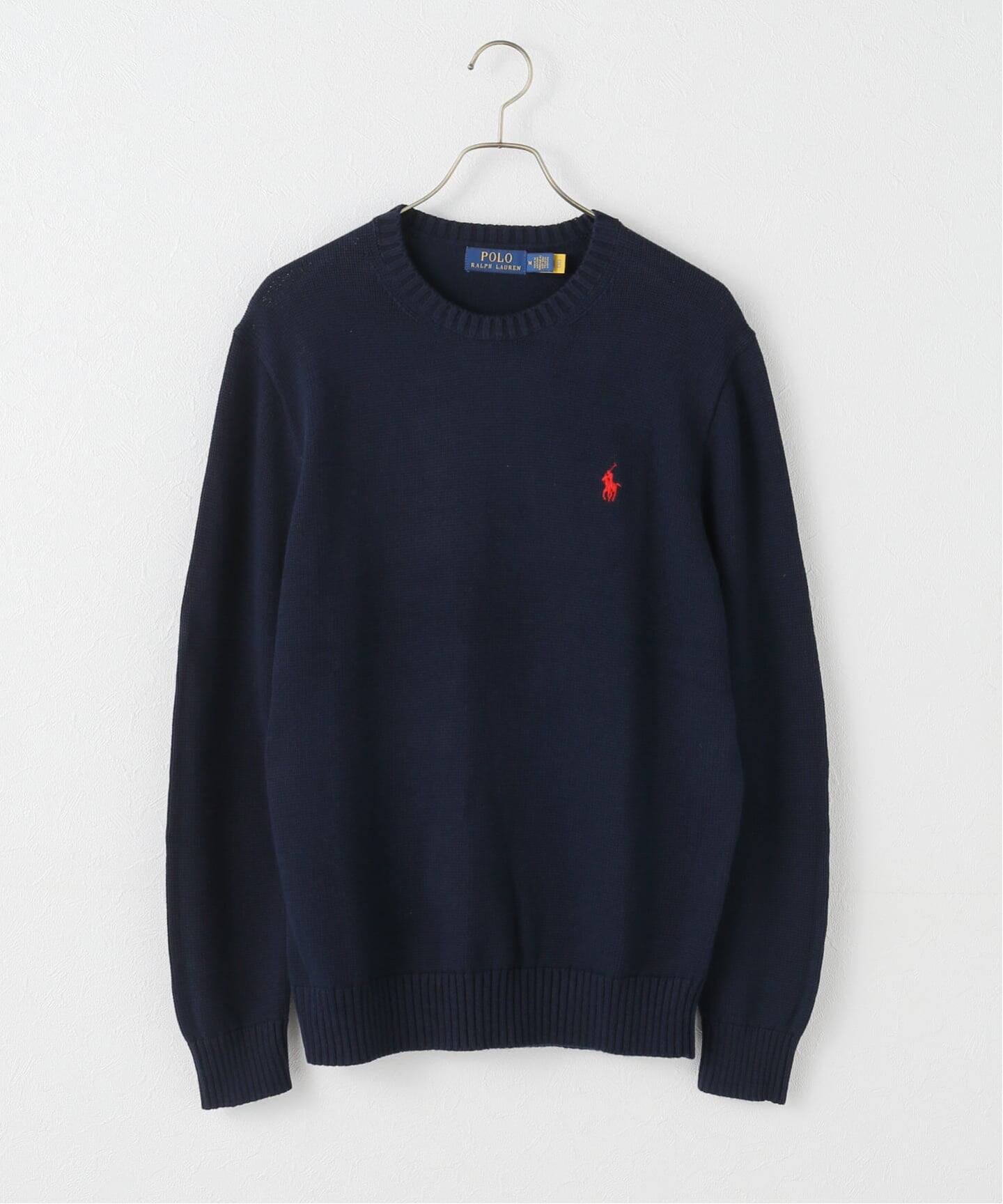 美品 ポロラルフローレン ジャーナルスタンダード別注 コットンクルーネックニット POLO RALPH LAUREN/ポロ ラルフ ローレン】COTTON KNIT PO（ニット