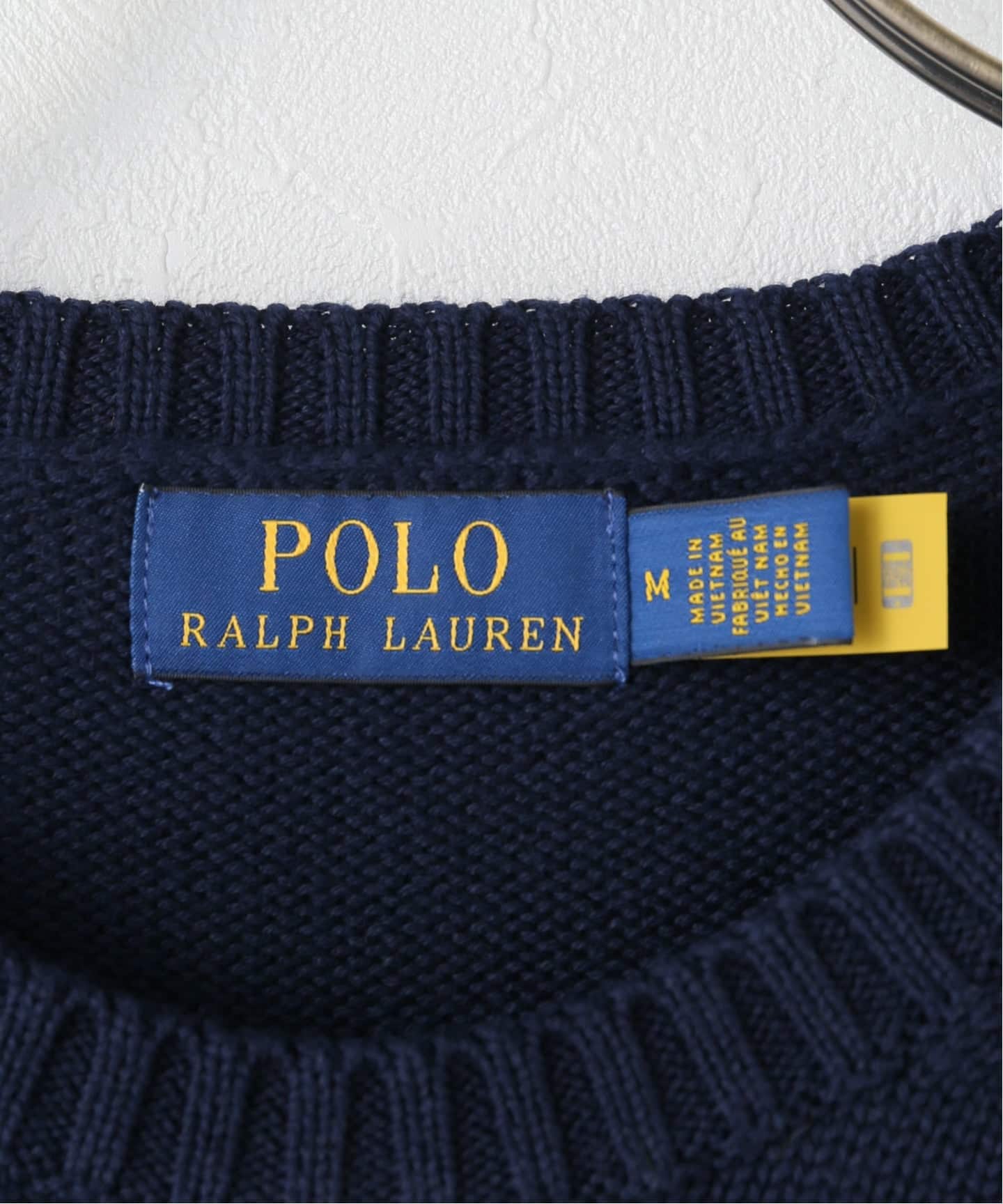 POLO RALPH LAUREN/ポロ ラルフ ローレン】COTTON KNIT PO（ニット