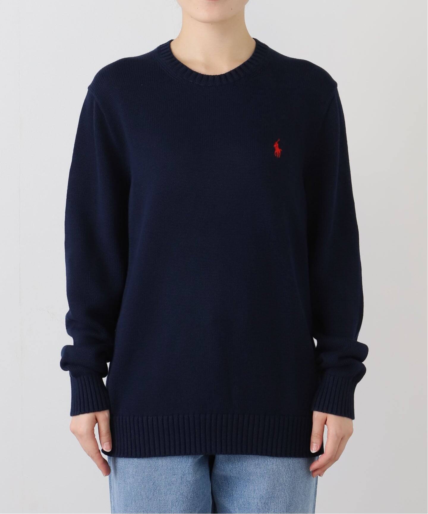 美品 ポロラルフローレン ジャーナルスタンダード別注 コットンクルーネックニット POLO RALPH LAUREN/ポロ ラルフ ローレン】COTTON KNIT PO（ニット
