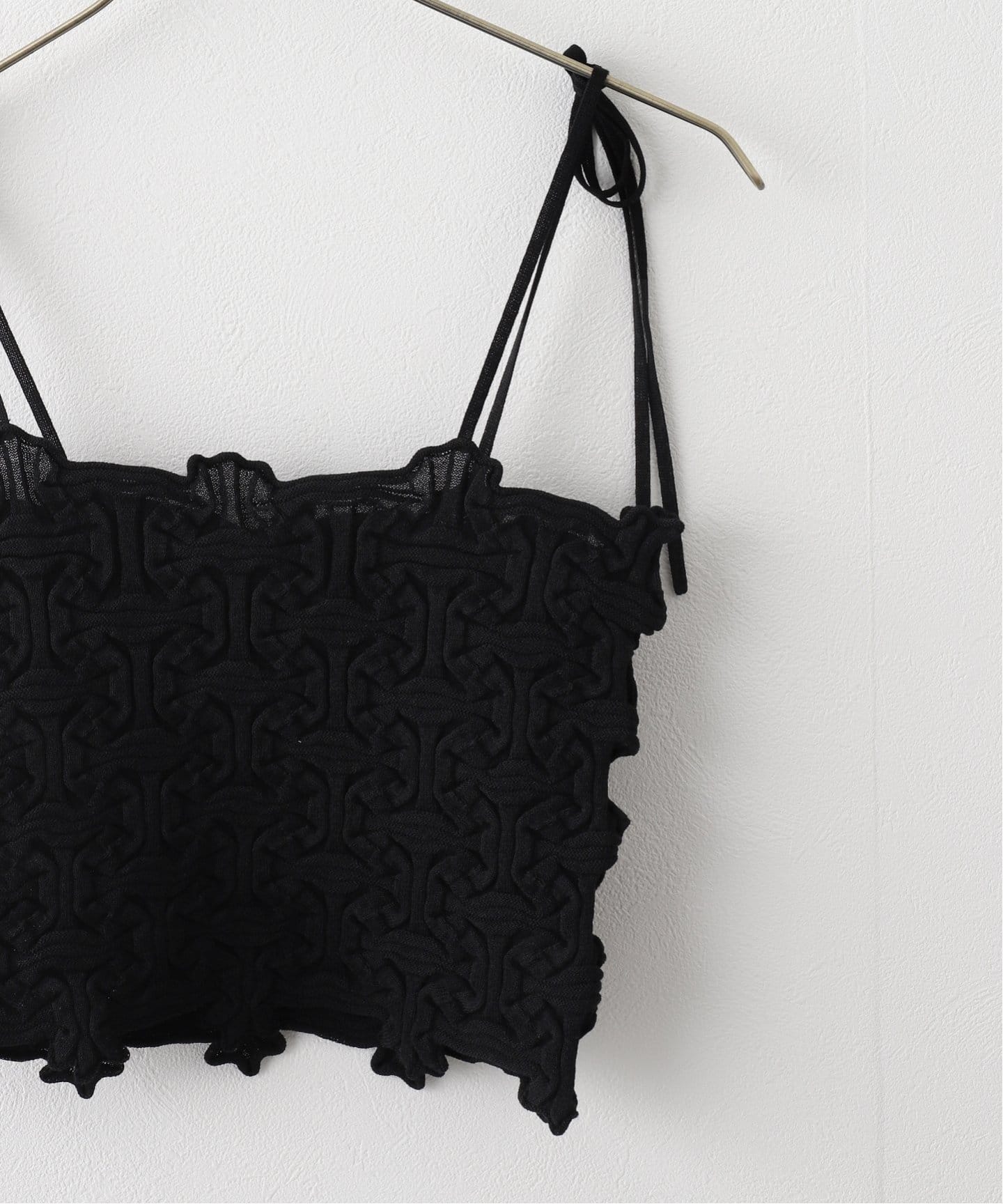OPEN SESAME CLUB/オープン セサミ クラブ】 Lattice camisole