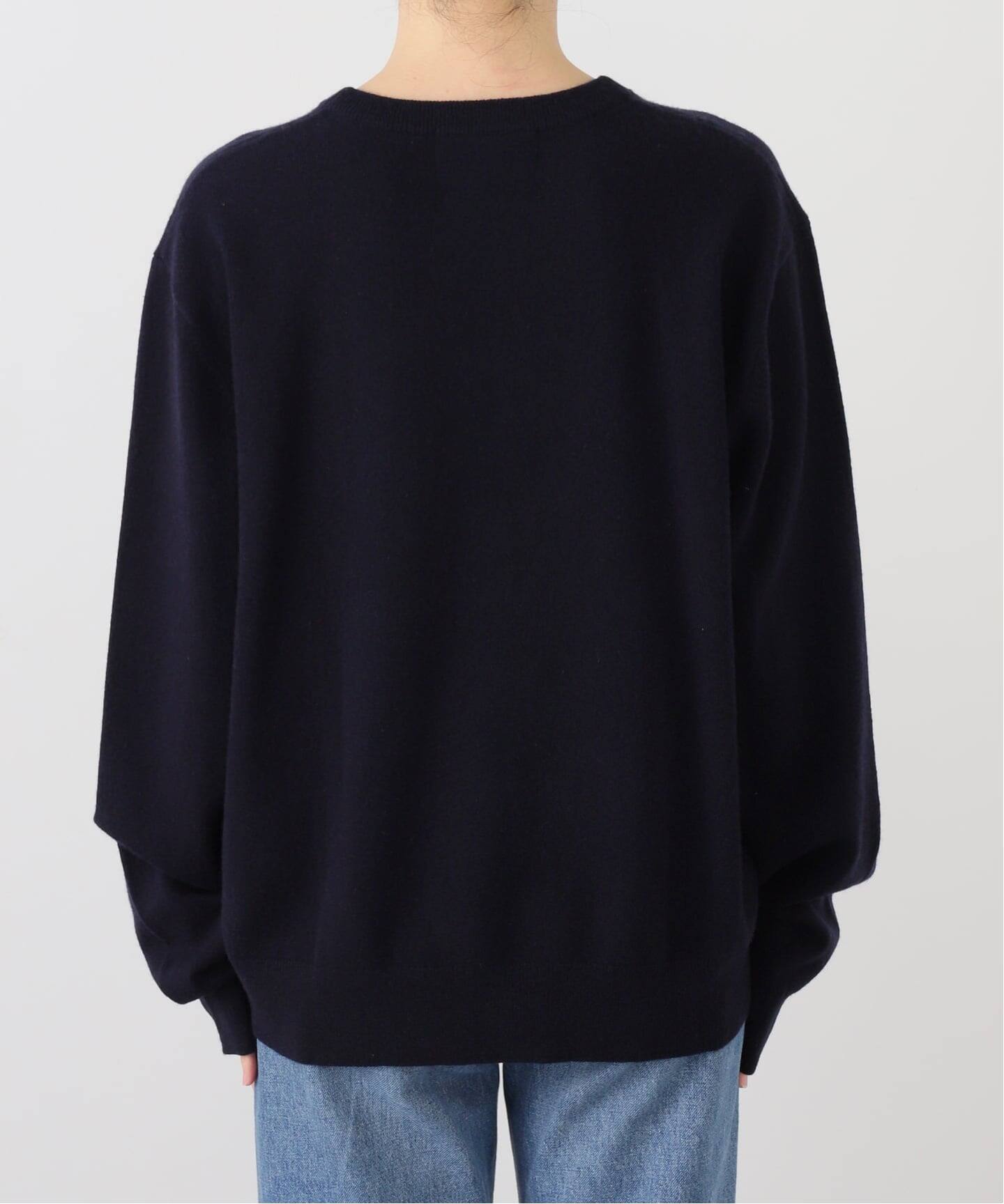 extreme cashmere 今期新作　グレー 長袖コットンカシミヤ　ニット Extreme Cashmere/エクストリーム カシミヤ】JACOB（ニット