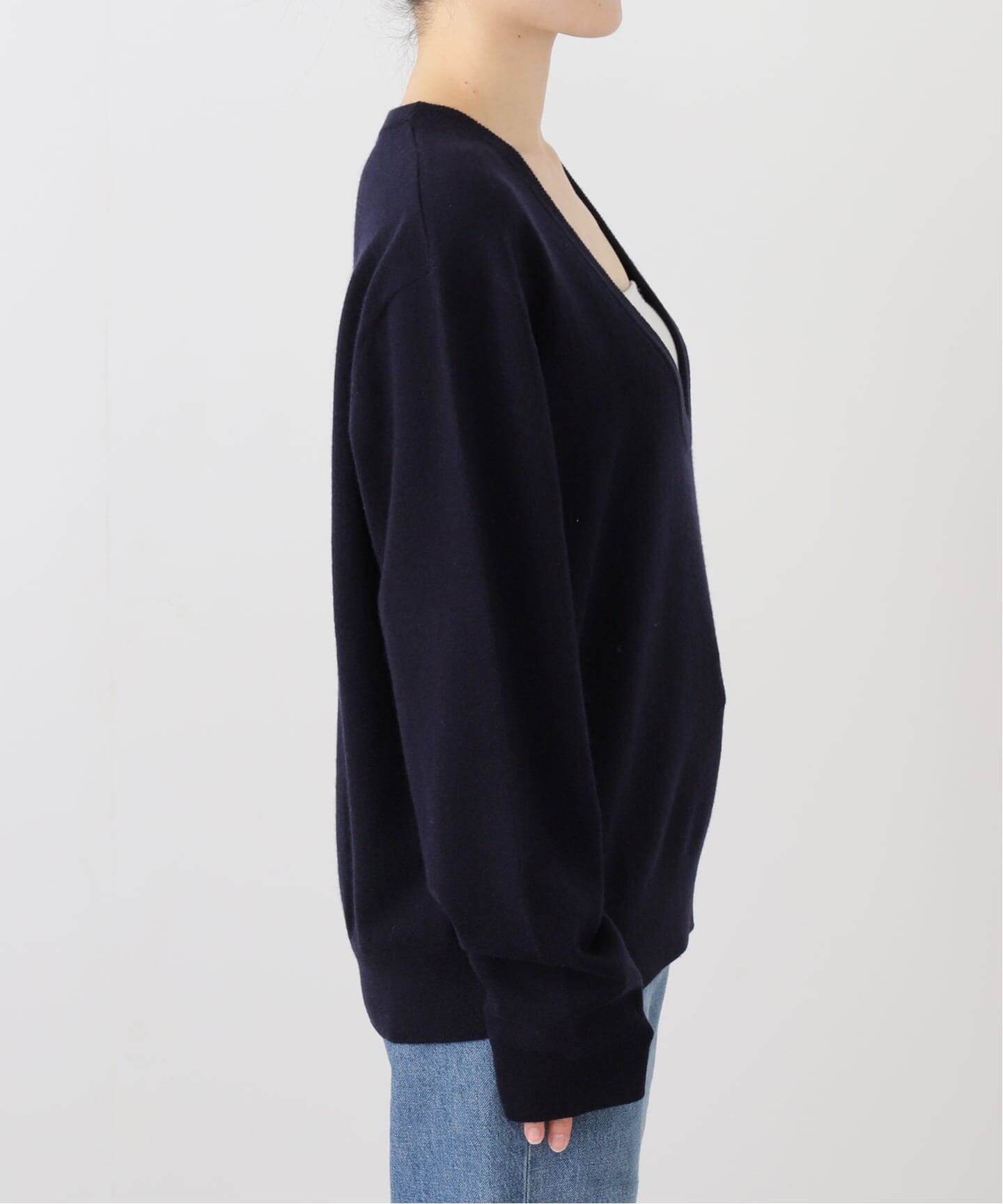 extreme cashmere ネイビーニットベスト extreme cashmere（エクストリーム カシミヤ）の「n°285 freedom