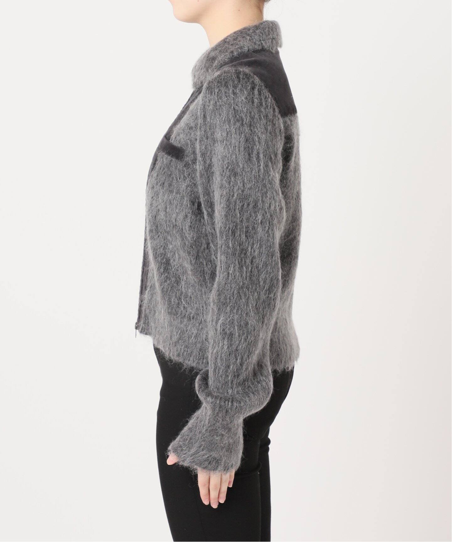予約》【KIARIS vintage＆closet×JS】ドッキングニットブルゾン 