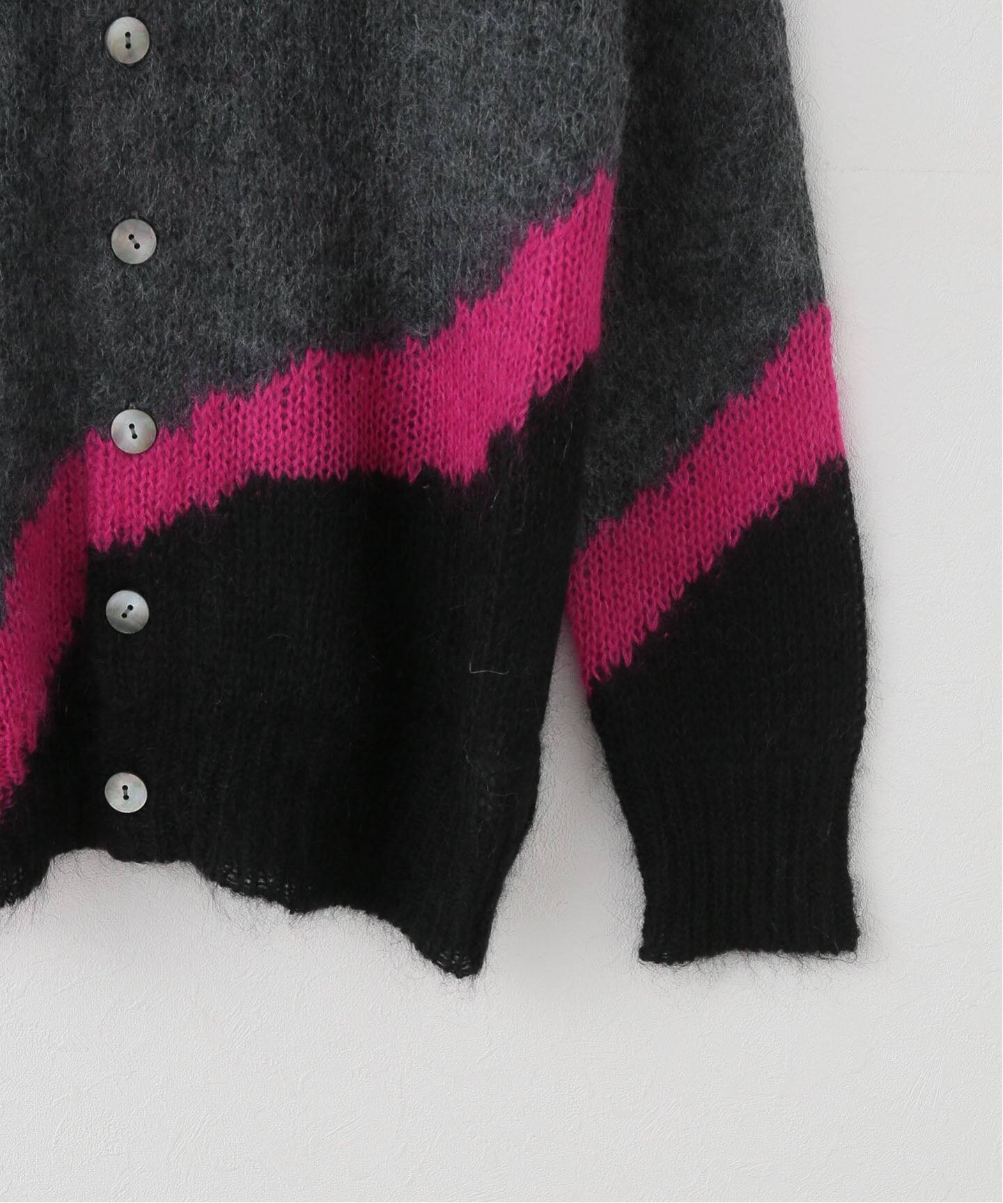 NOMARHYTHM TEXTILE】MULTI Colour Mohair MIX Cardigan（カーディガン